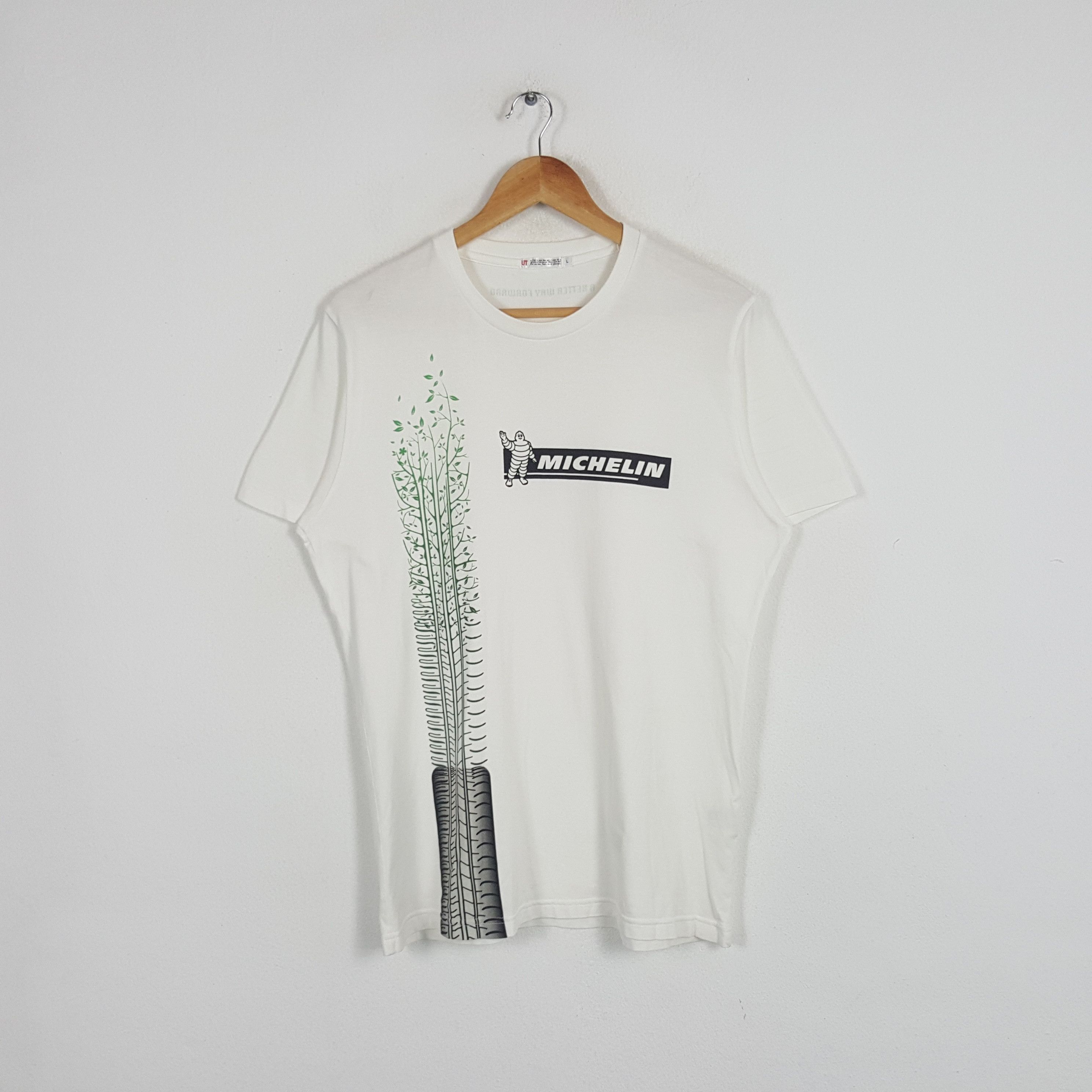 Vintage Michelin Racing Tyre Motorsports Tshirt