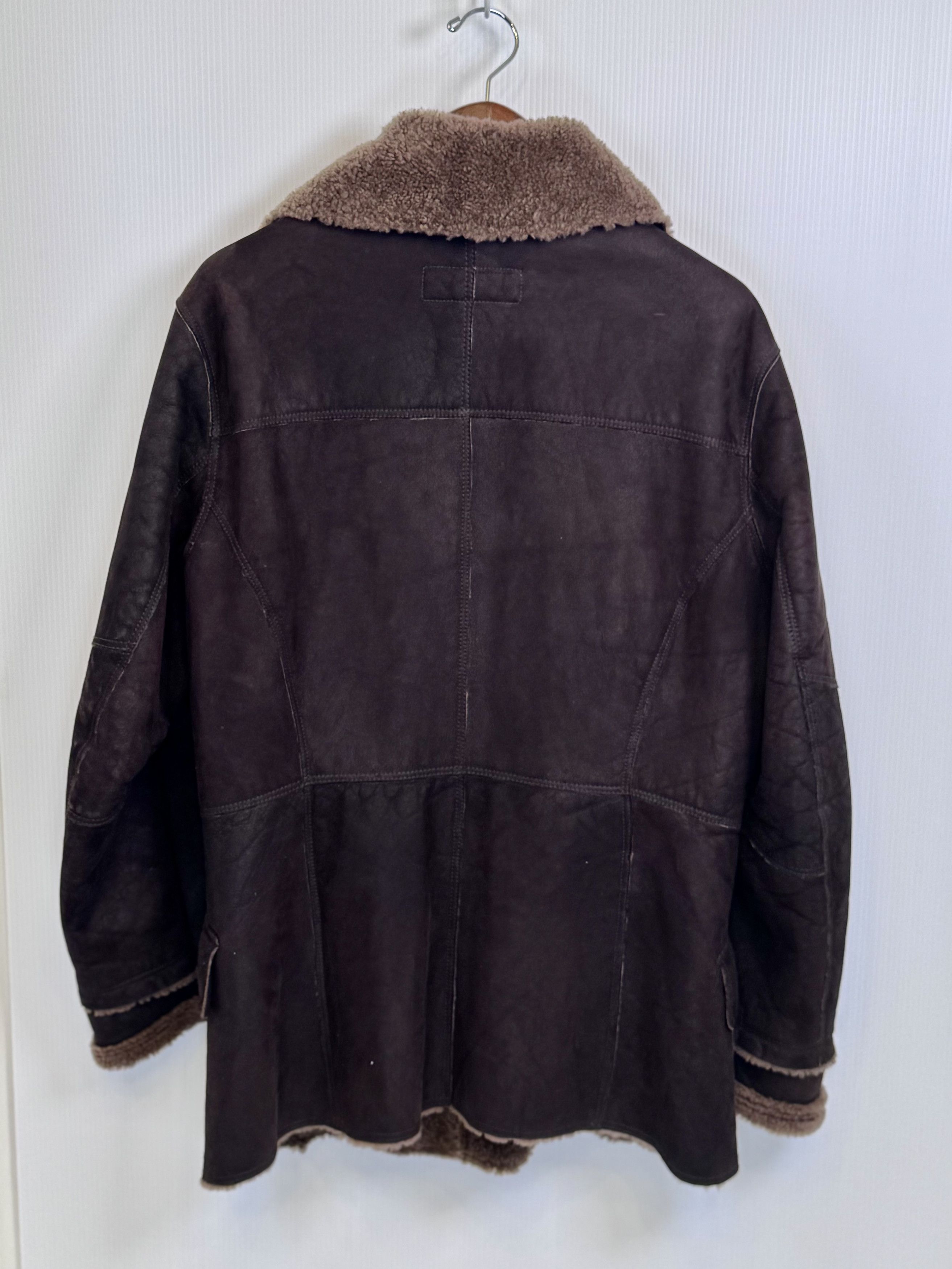 Dolce & Gabbana VIntage Dolce & Gabbana Shearling Brown Leather Jacket Size US L / EU 52-54 / 3 - 2 Thumbnail