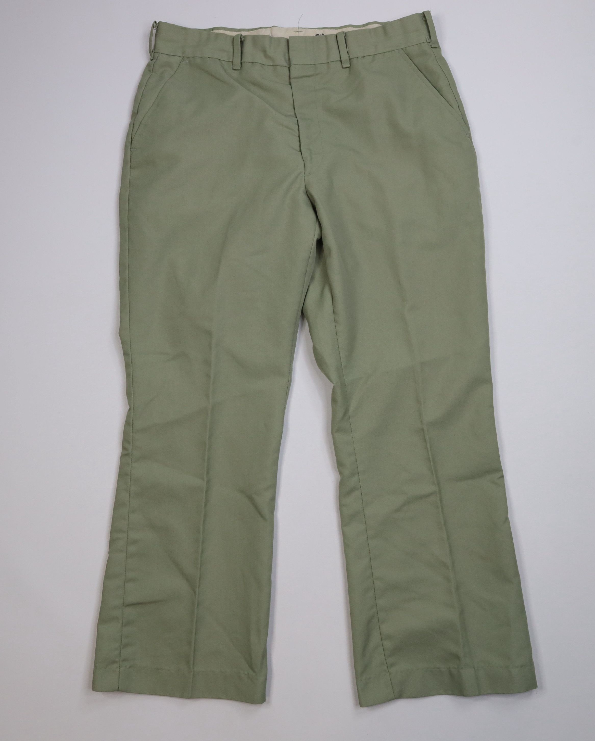 Vintage Vintage 70s Streetwear Bell Bottoms Chino Pants Light USA Size US 34 / EU 50 - 1 Thumbnail