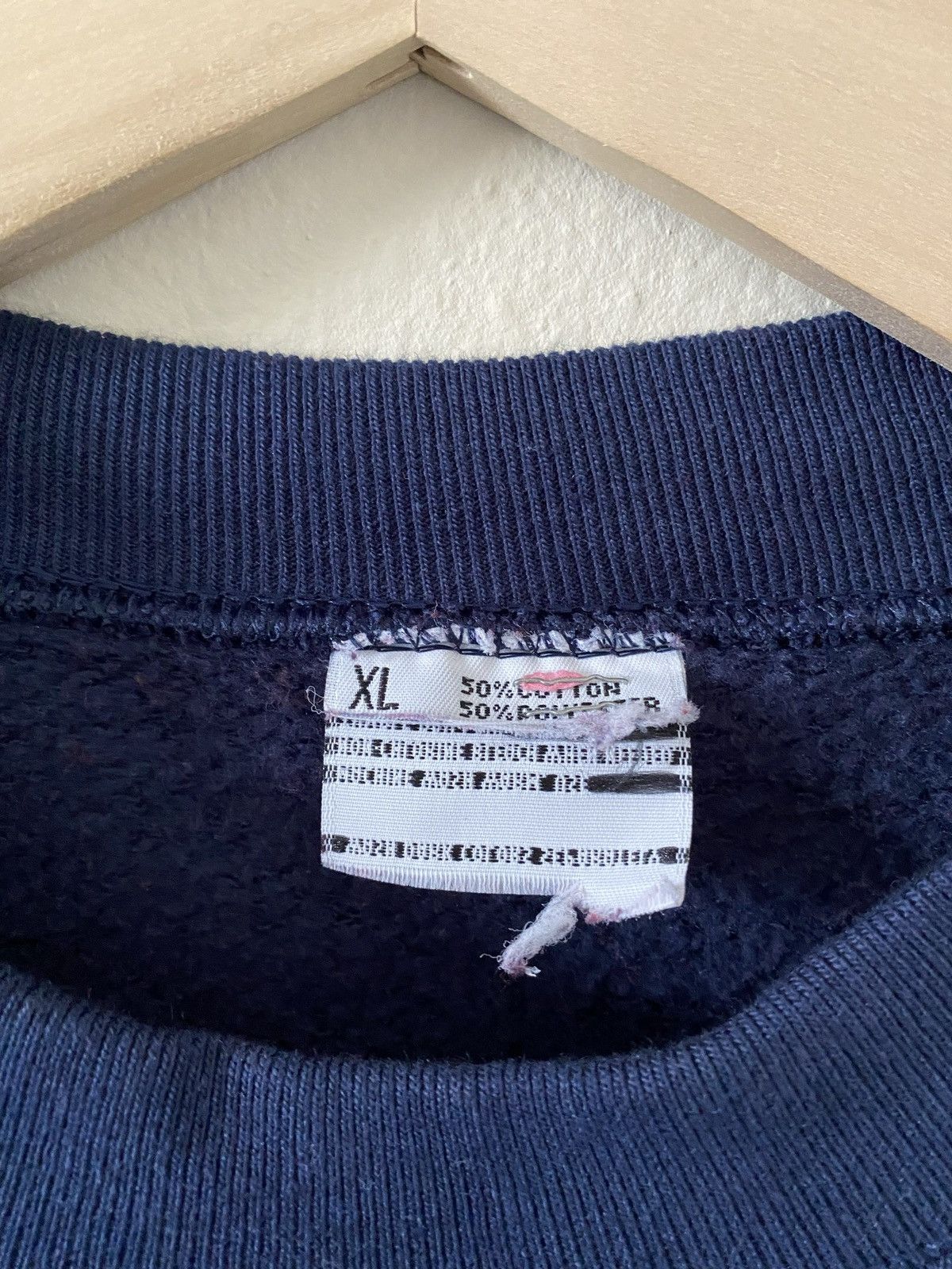 Vintage Vintage Navy Sweatshirt Size US XL / EU 56 / 4 - 3 Thumbnail