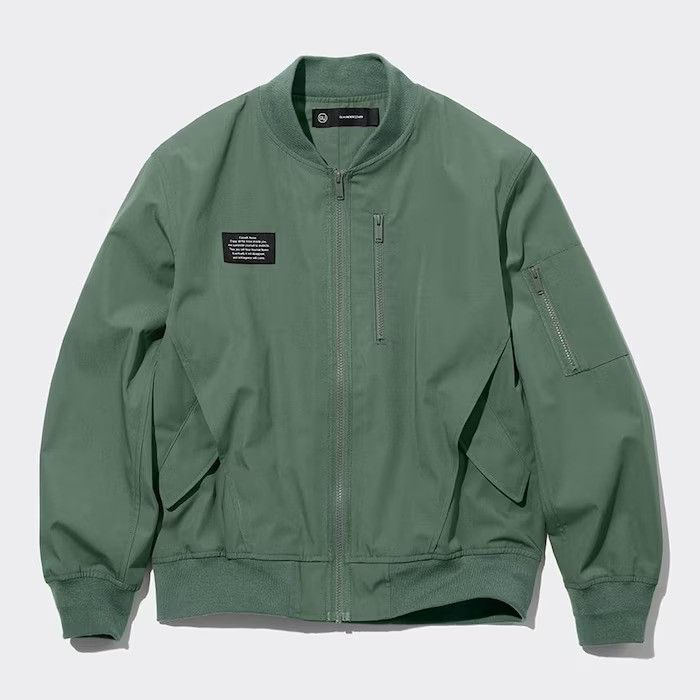 Japanese Brand × Jun Takahashi × Undercover Undercover × GU Kosmik Noise Blouson Type Jacket Olive Size US L / EU 52-54 / 3 - 4 Thumbnail