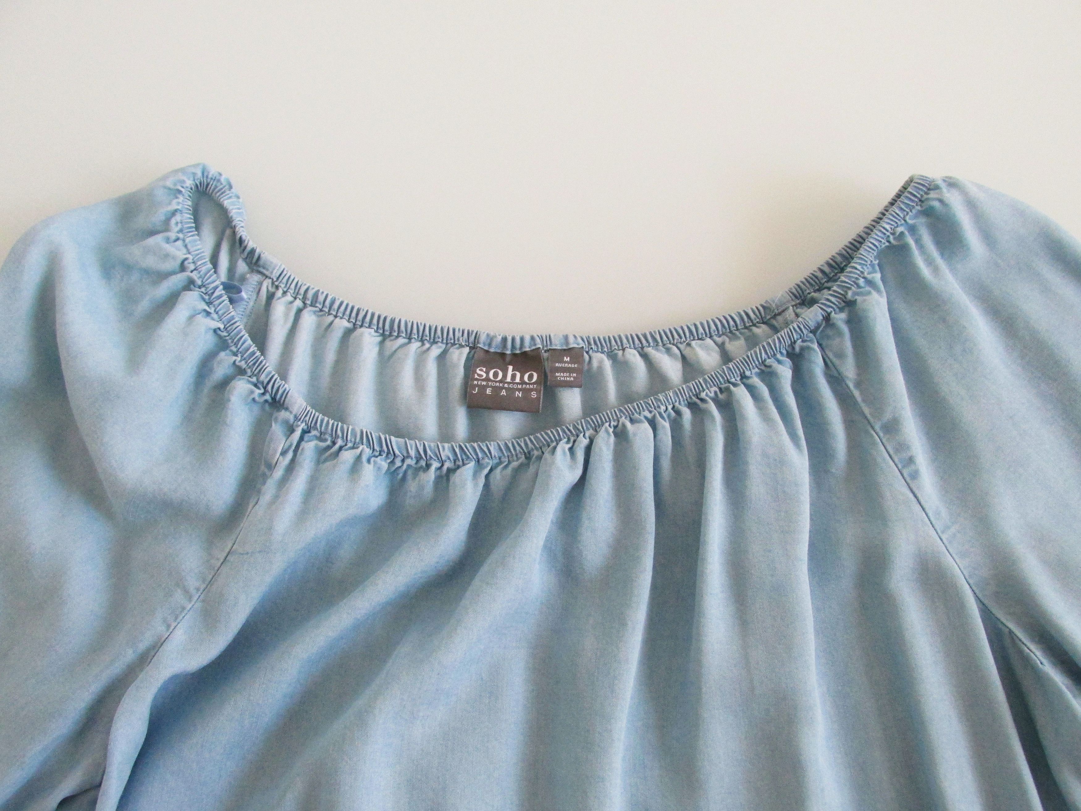 Other Soho Jeans (NY & Co.) Off The Shoulder Blouse Size Medium Size M / US 6-8 / IT 42-44 - 3 Thumbnail