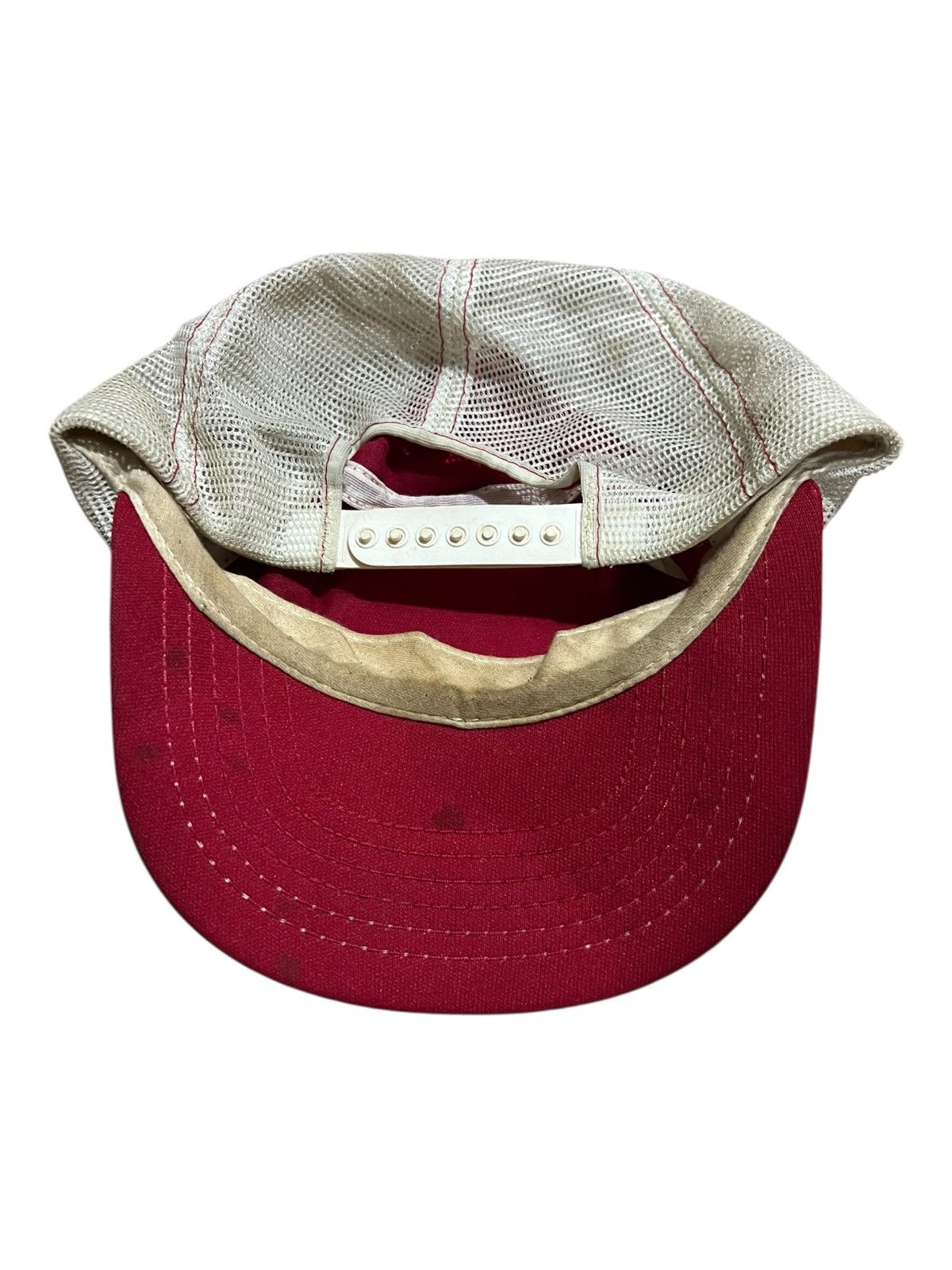 Red Wing Vintage 1980s Red Wing Made in 🇺🇸 Half Moon Mesh Trucker Cap Size ONE SIZE - 5 Thumbnail
