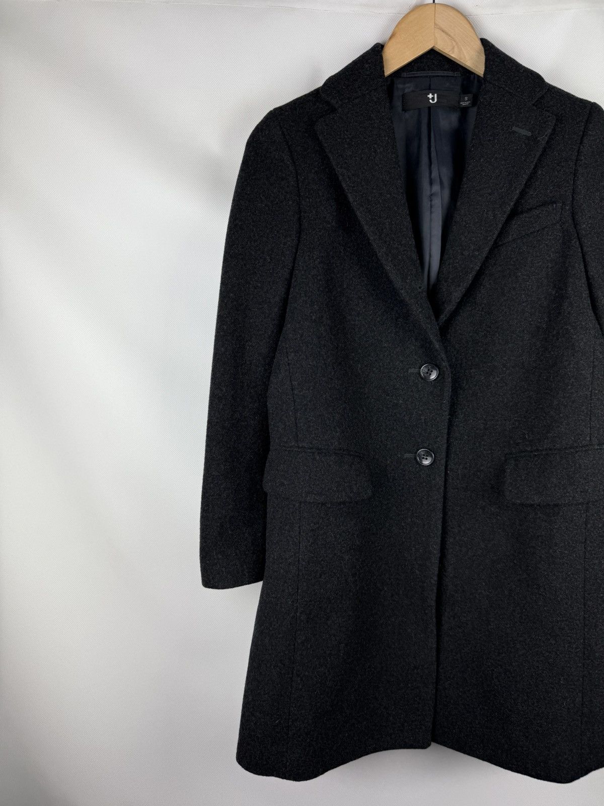 Jil Sander × Uniqlo +J Jil Sander Uniqlo Ladies Single Breasted Wool Coat Jacket Size S / US 4 / IT 40 - 2 Thumbnail