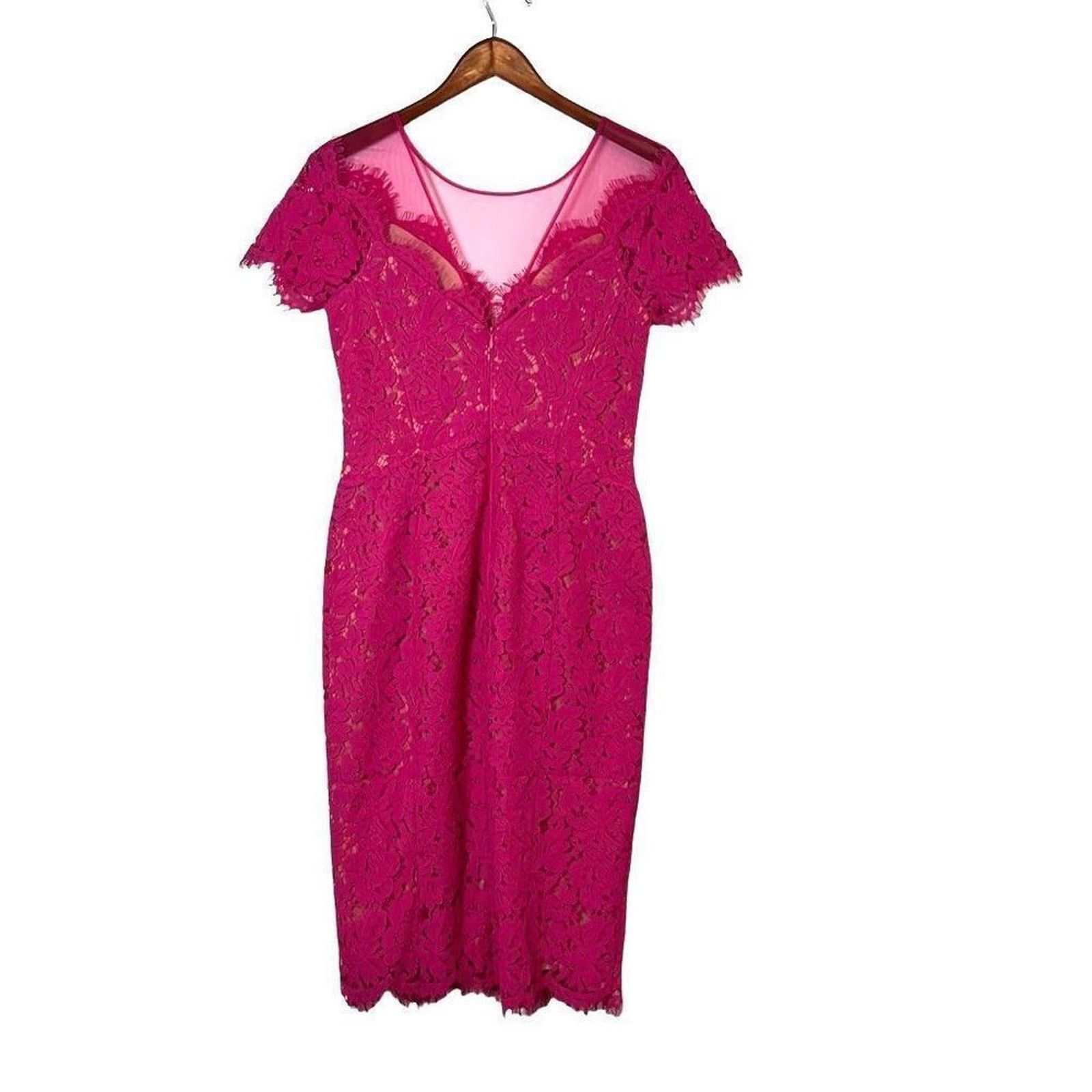 Charo Ruiz Rene by Rene Ruiz Lace Sheath Dress NWT Size S / US 4 / IT 40 - 4 Thumbnail
