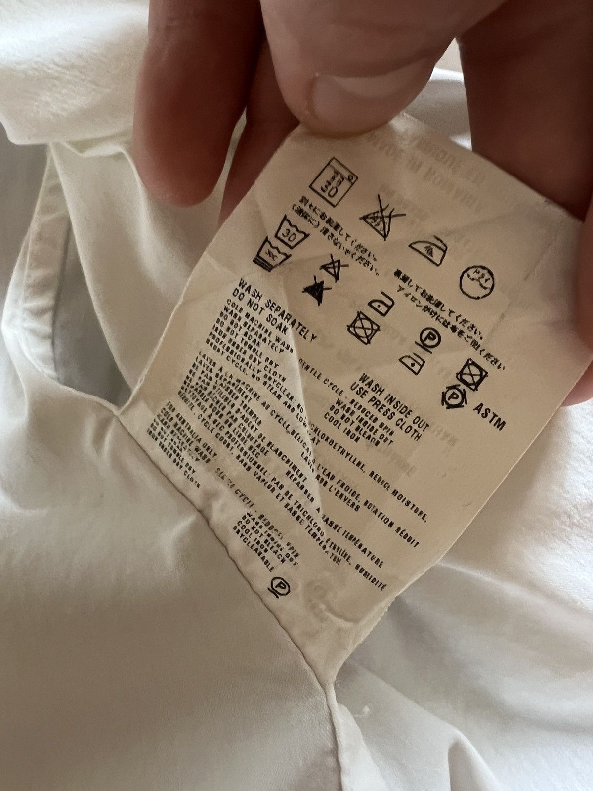 Prada × Tom Ford Prada luxury shirt button down chest pocket white tab logo Size US M / EU 48-50 / 2 - 8 Thumbnail