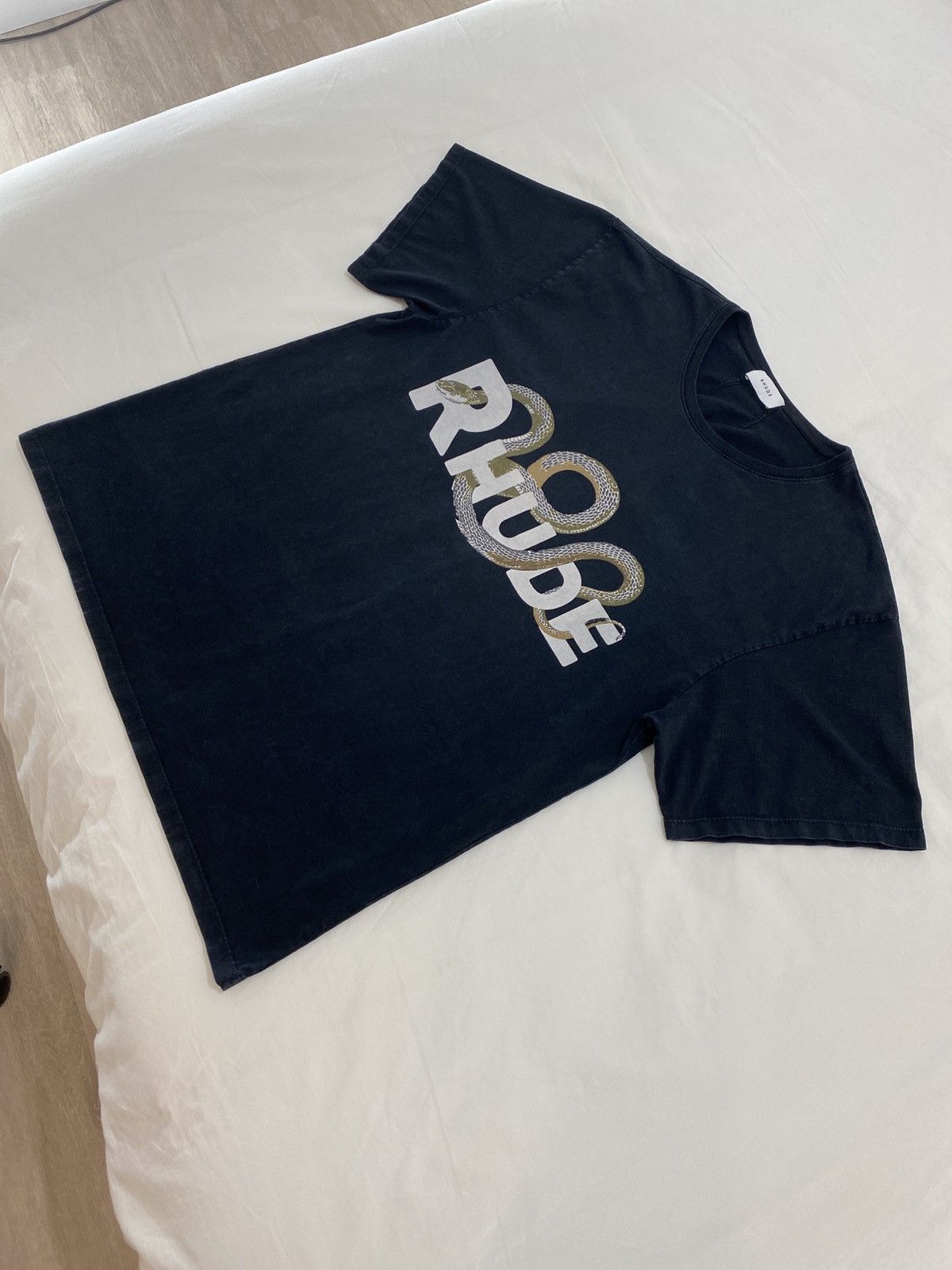 Rhude Rhude Snake Logo Tee Size US XL / EU 56 / 4 - 3 Thumbnail