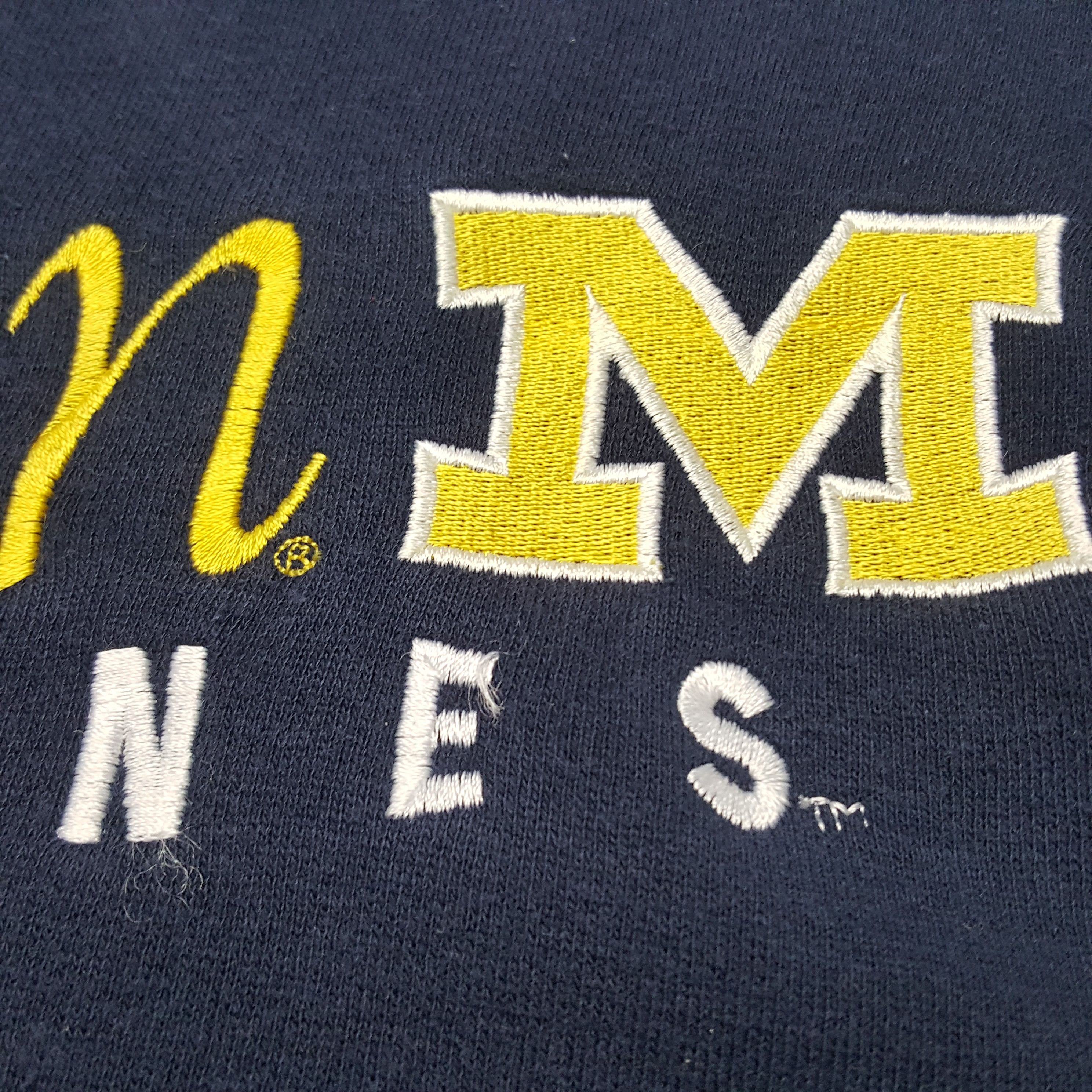 NFL × Vintage Vintage Michigan Wolverines American Football Sweatshirt Size US XXL / EU 58 / 5 - 7 Thumbnail