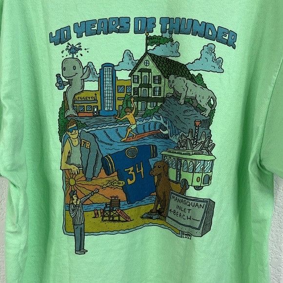 Grateful Dead Grateful Dead 40 Years of Thunder Manasquan Beach Summer Tra Size US XL / EU 56 / 4 - 3 Thumbnail