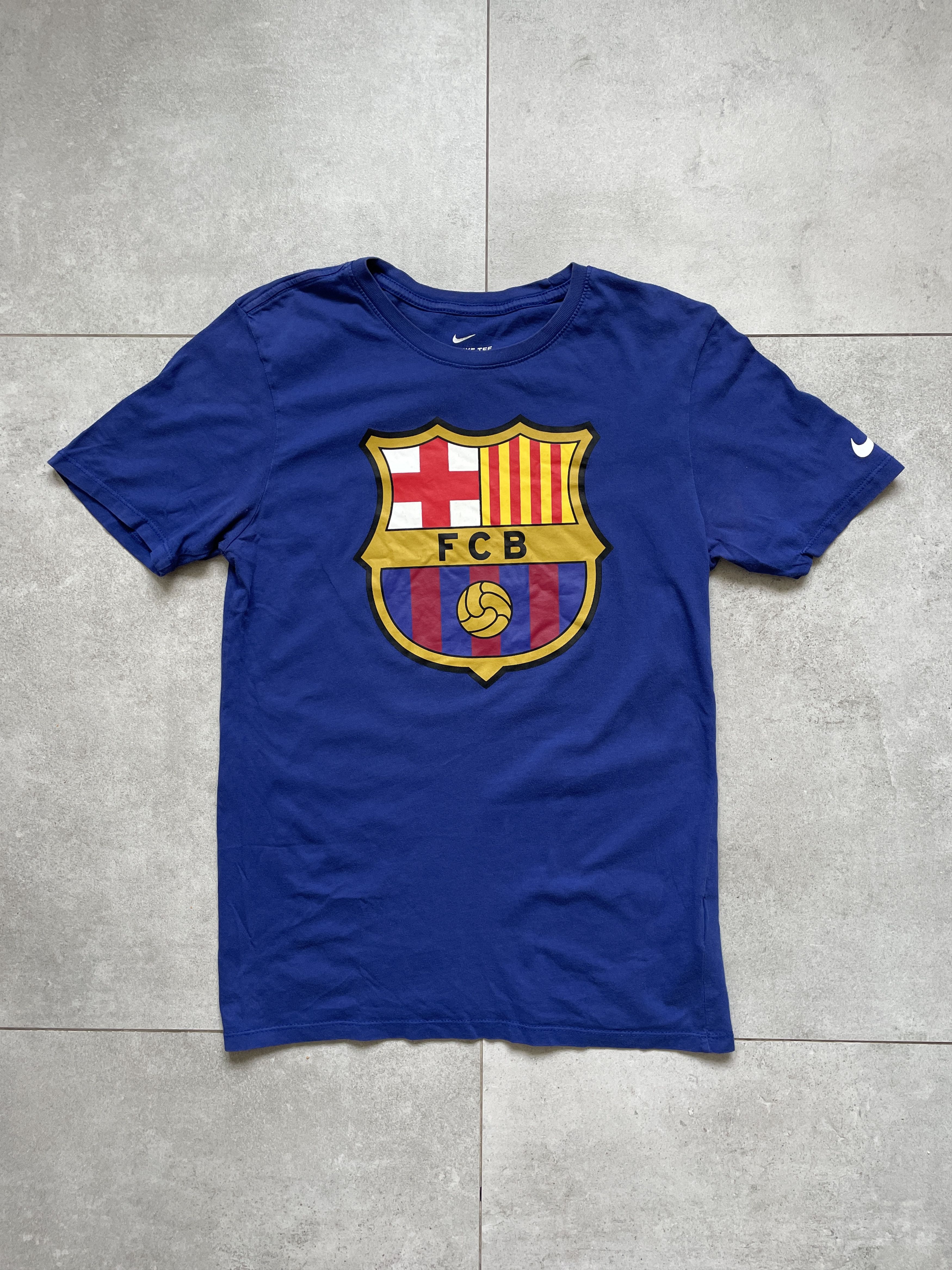 Nike Y2K NIKE BLUE FC BARCELONA SOCCER BLOKE BLOKECORE TEE Size US S / EU 44-46 / 1 - 1 Thumbnail