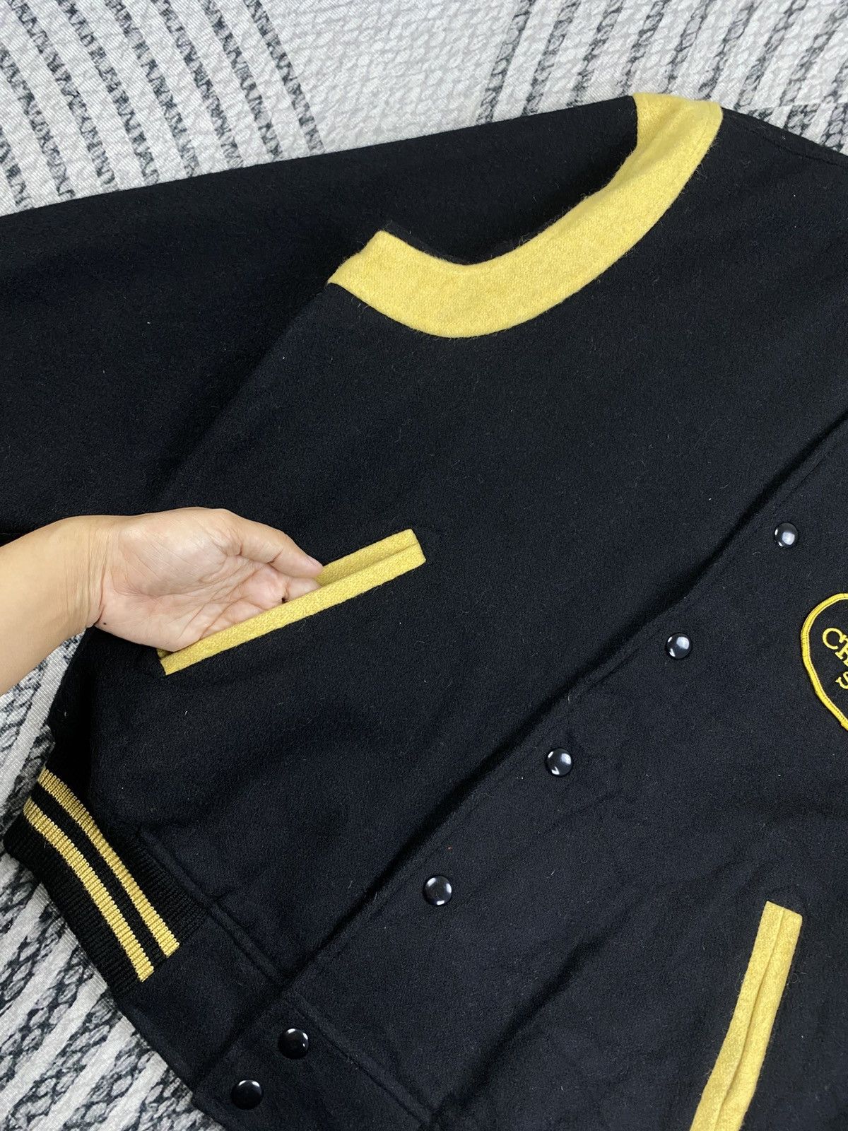 Vintage 🔥80s Vintage Crocodile Sports Varsity Wool Jacket Size US M / EU 48-50 / 2 - 7 Thumbnail