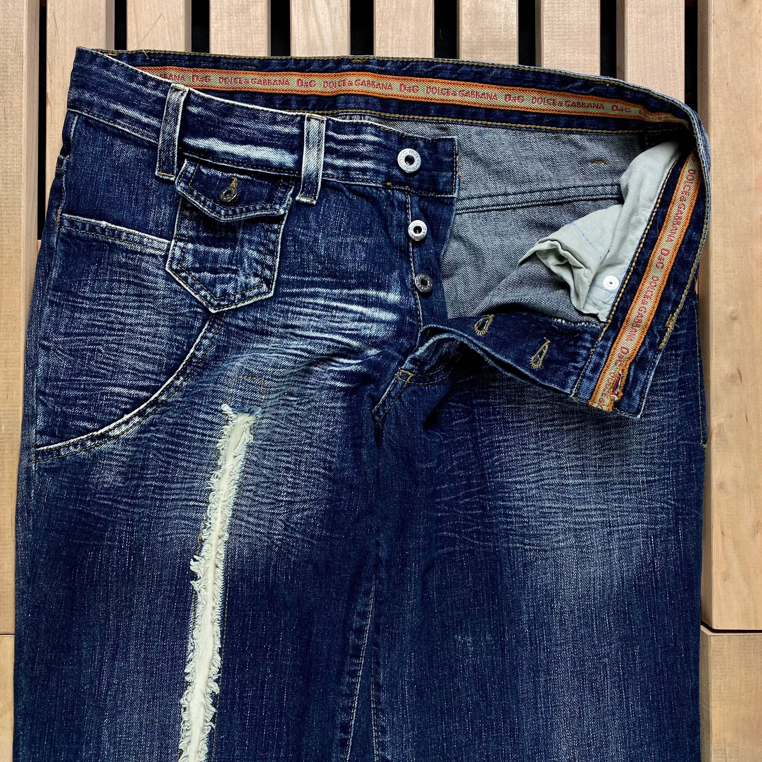 Dolce & Gabbana × Vintage Mens Jeans Denim Dolce Gabbana Size 31 Vintage Size US 31 - 4 Thumbnail