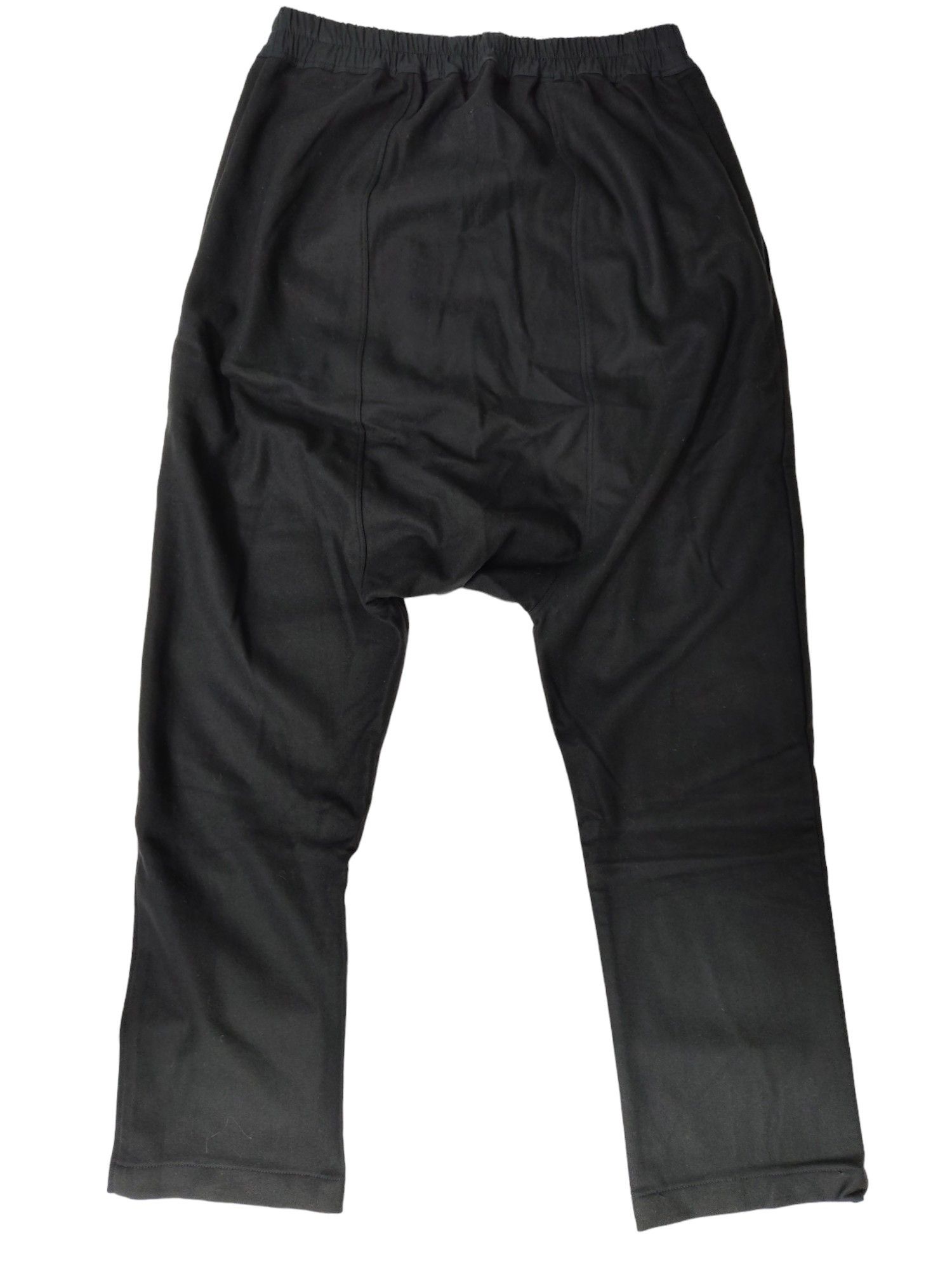 Rick Owens Black Wool Drawstring Pants Size US 34 / EU 50 - 2 Thumbnail