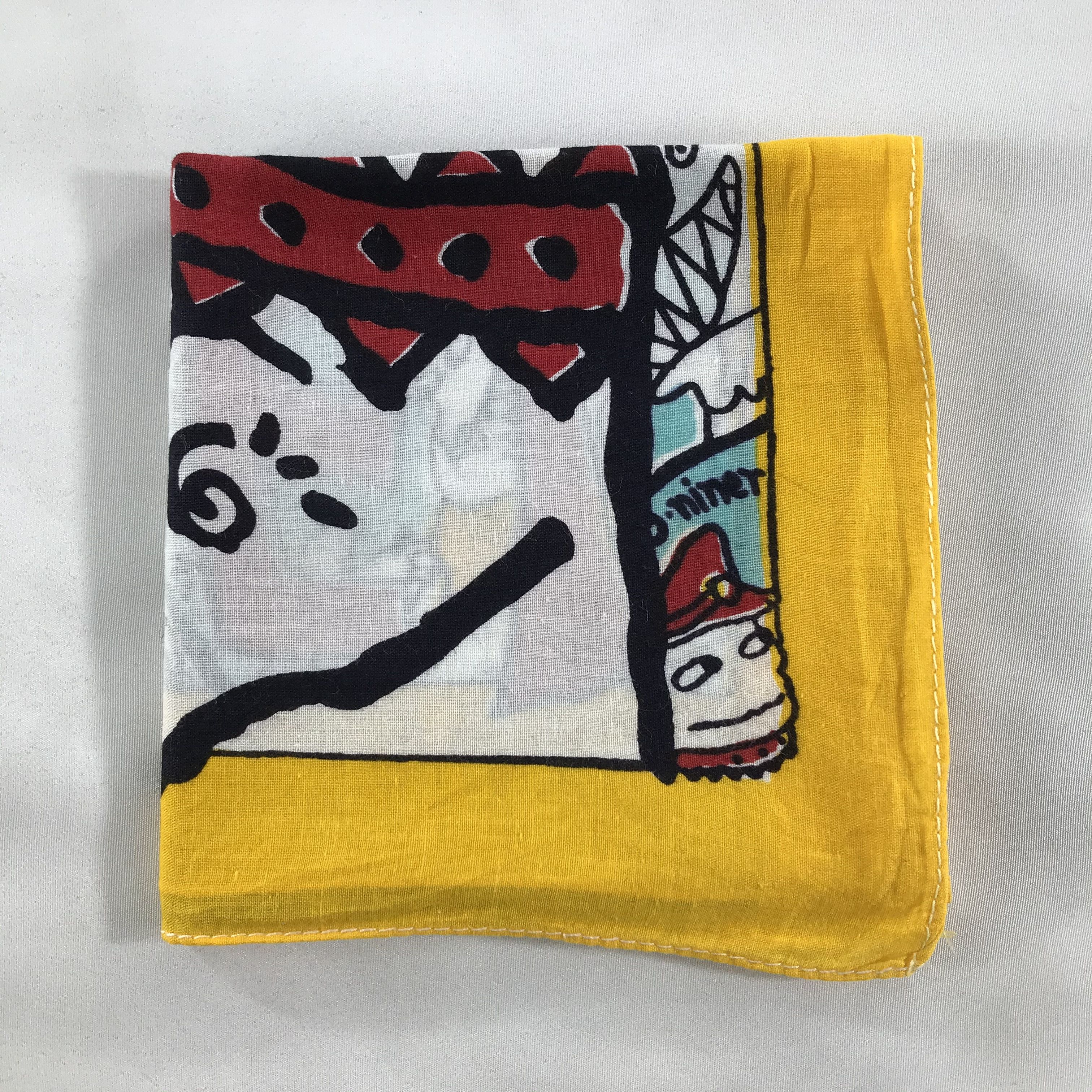 Japanese Brand × Vintage Octopus Army Bandana / Handkerchief / Neckerchief - S1846 Size ONE SIZE - 3 Thumbnail