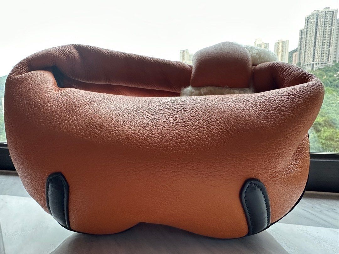 image of Bottega Veneta Shearling Handbag in Red, Women's