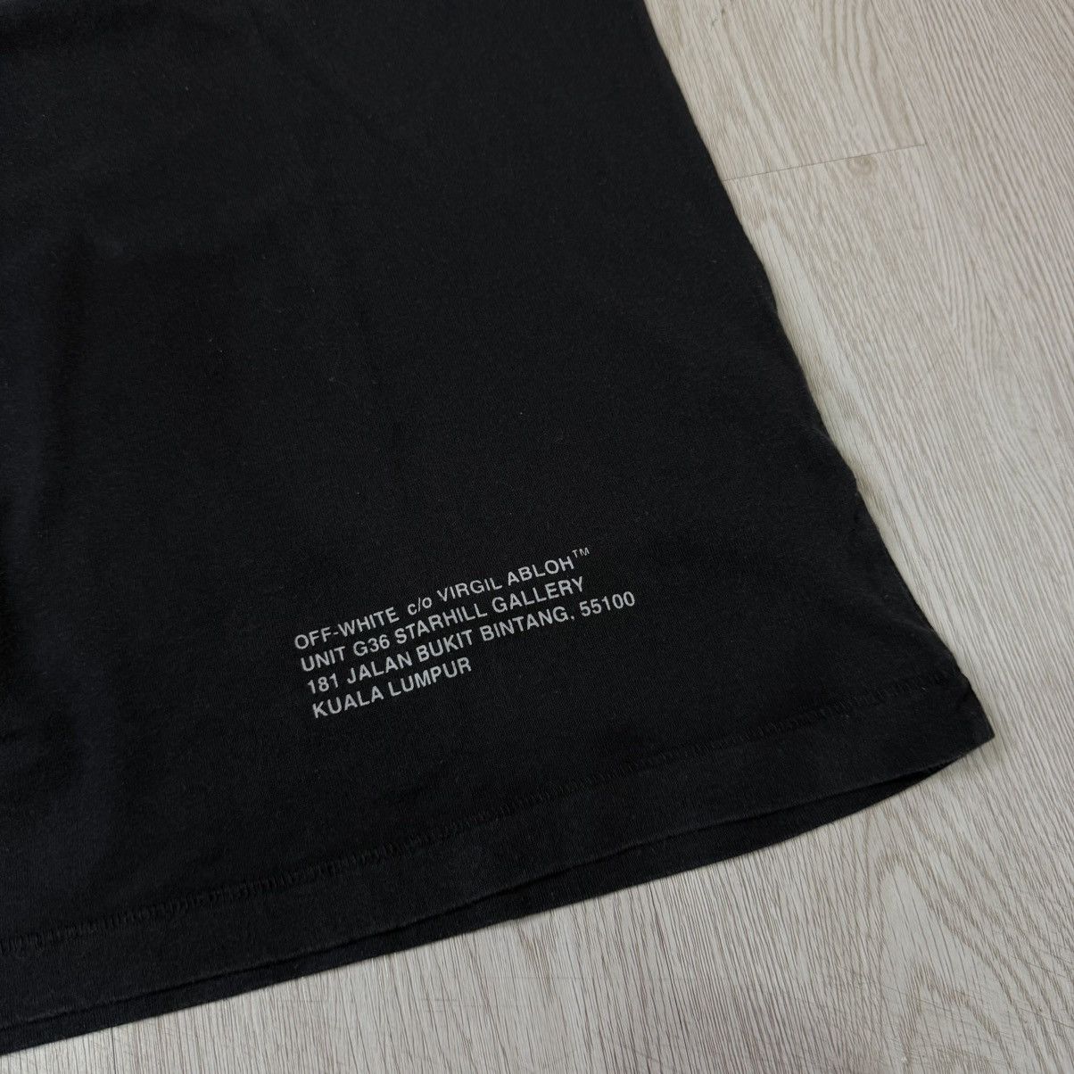 Off-White OFF-WHITE c/o Virgil Abloh reflective marker arrows tee blac Size US XL / EU 56 / 4 - 4 Thumbnail