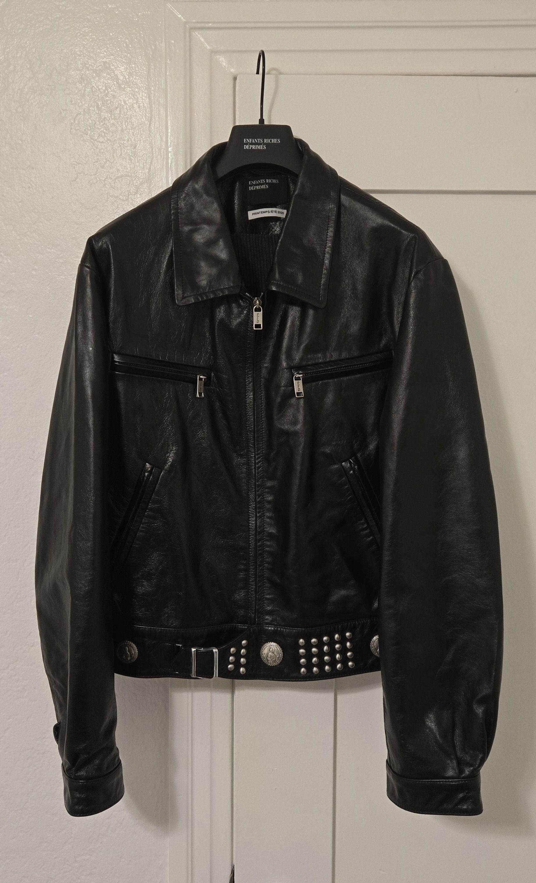 Enfants Riches Deprimes Studded Scorpio Rising Leather Jacket Size US XXL / EU 58 / 5 - 1 Thumbnail