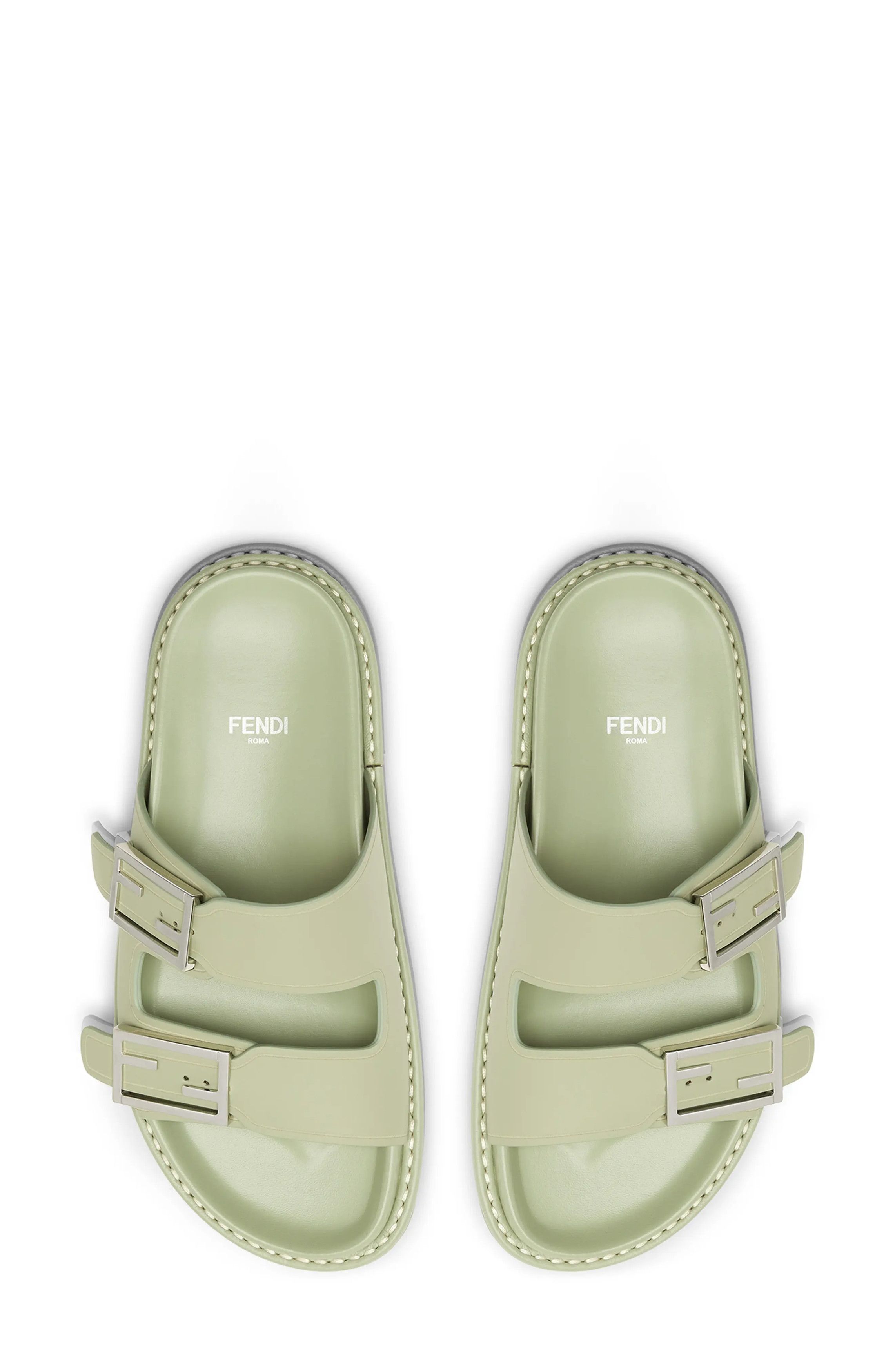 Fendi o1loc1c0824 Sandal in Green Size US 7 / IT 37 - 3 Thumbnail