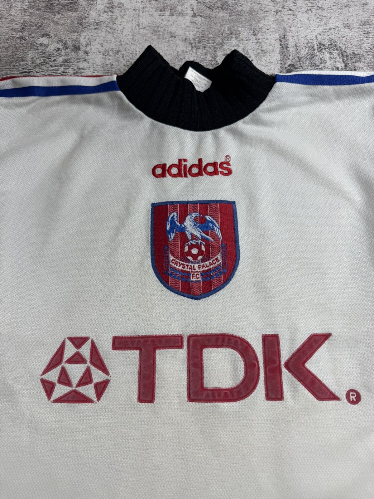 Adidas Crystal Palace 1996/1997 Goalkeeper GK Soccer Football T Shirt Jersey Longsleeve Size US S / EU 44-46 / 1 - 7 Thumbnail