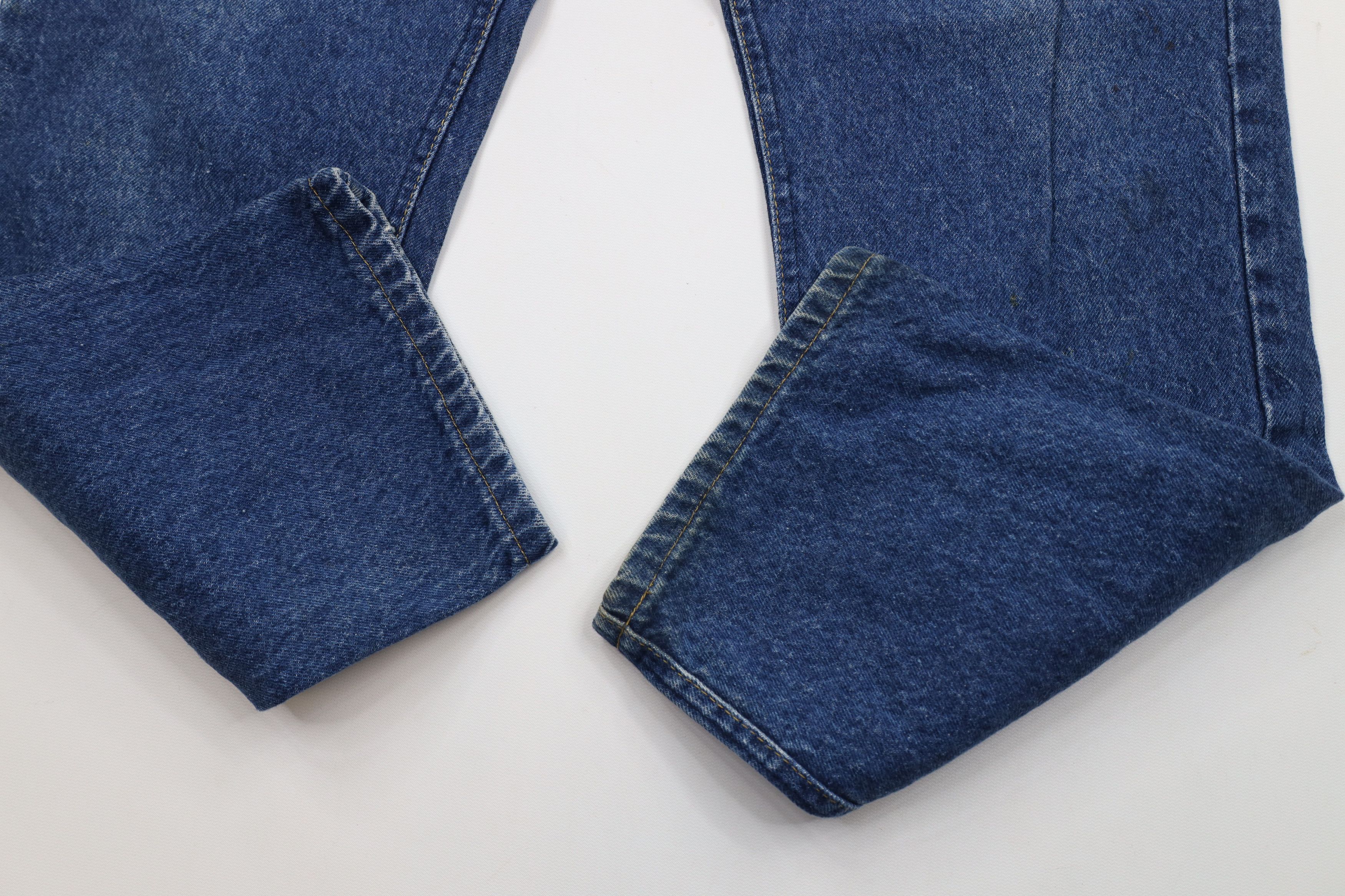 Lee × Vintage Vintage 90s Lee Straight Leg Denim Jeans Blue Cotton Size US 34 / EU 50 - 5 Thumbnail