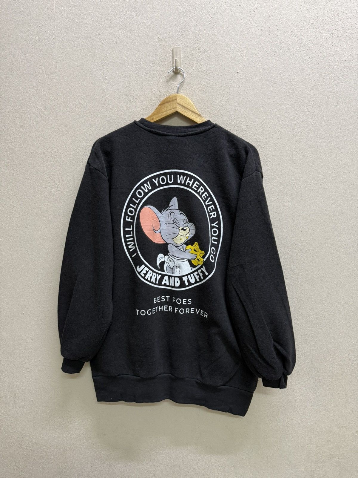 Cartoon Network Tom Jerry and Tuffy Cartoon Network Backhit Sweatshirt Size US XL / EU 56 / 4 - 18 Thumbnail