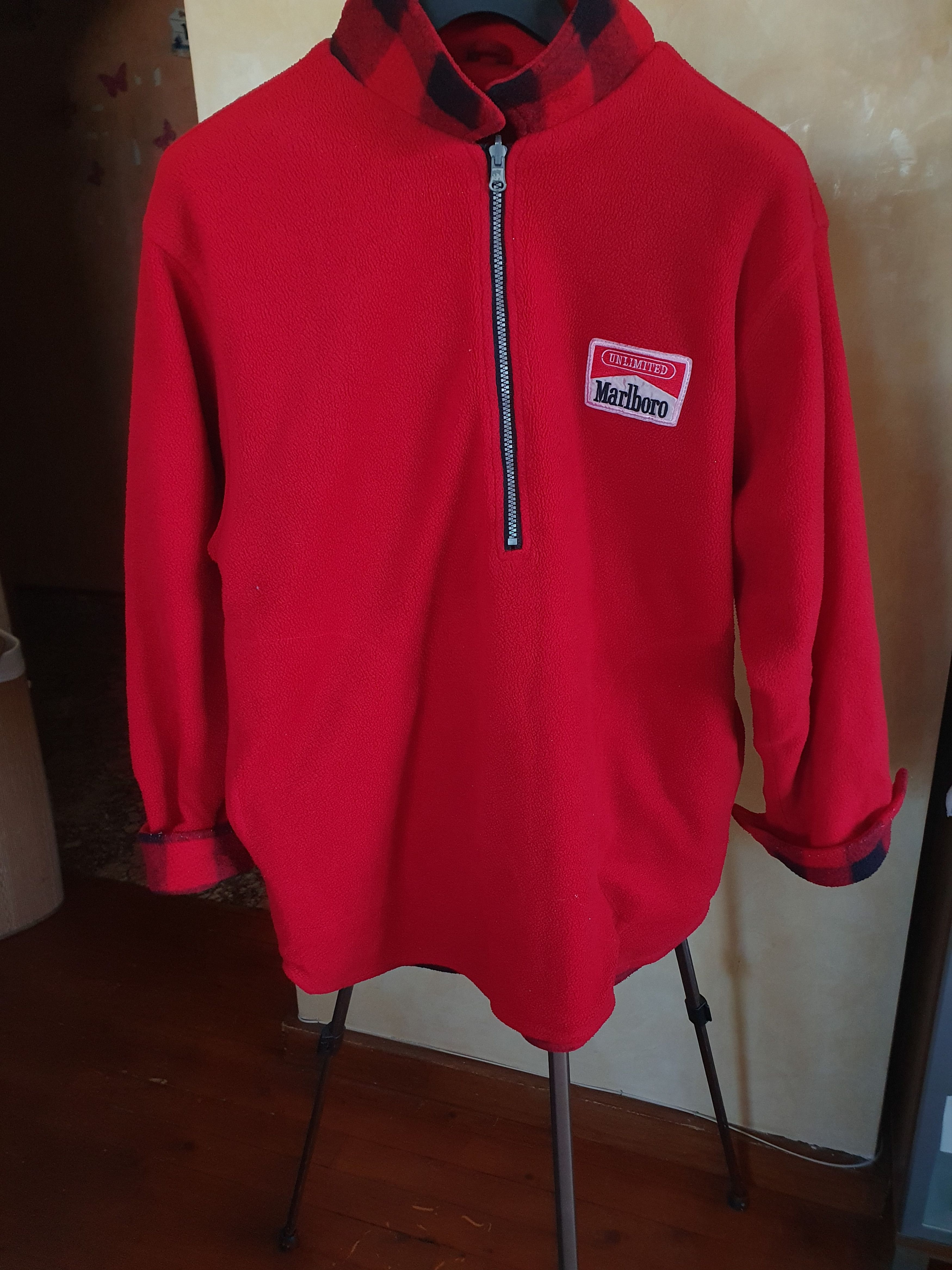 Marlboro × Vintage Marlboro Unlimited Vintage Reversable Fleece Buffalo Check L Size US L / EU 52-54 / 3 - 1 Thumbnail
