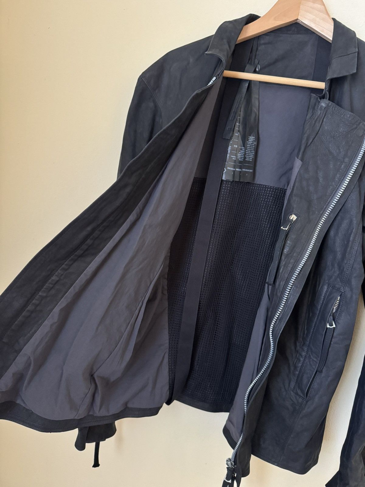 Boris Bidjan Saberi Boris Bidjan Saberi J5 Leather Jacket Black XL Size US XL / EU 56 / 4 - 6 Thumbnail