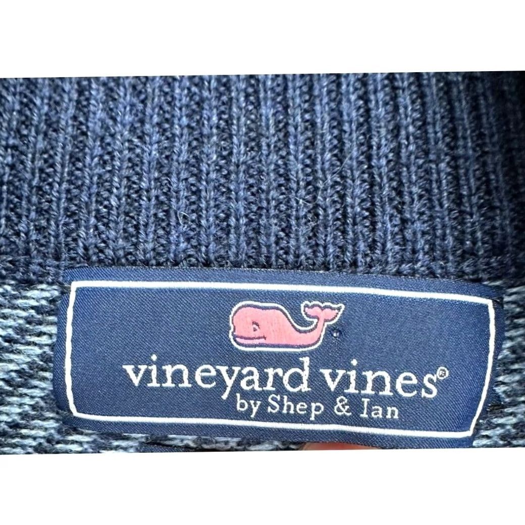 Vineyard Vines Vineyard Vines Pullover Sweater Mens Small Blue Mille Merino Wool Quarter Zip Shirt Men Small Blue Merino Wool 41 Chest 27 Length Size US S / EU 44-46 / 1 - 5 Thumbnail