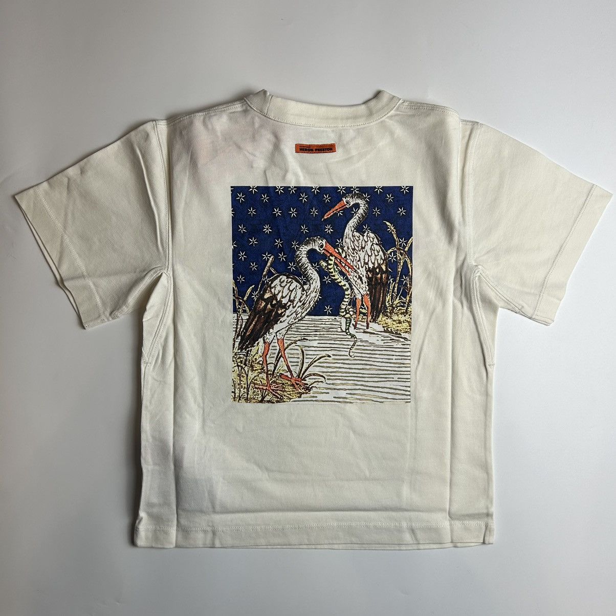 Heron Preston *NEW* Heron Preston Medieval Swans NYC T-shirt Womens Size L / US 10 / IT 46 - 3 Thumbnail