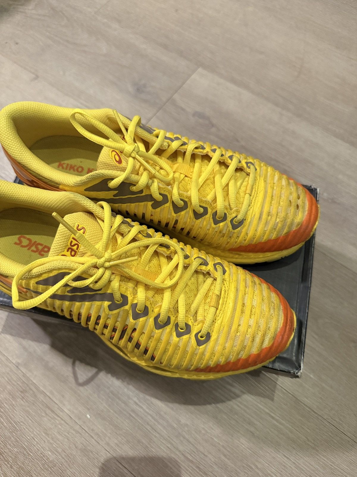 Asics × Kiko Kostadinov ASICS x Kiko Kostadinov Gel-Delva Yellow Size US 10 / EU 43 - 3 Thumbnail
