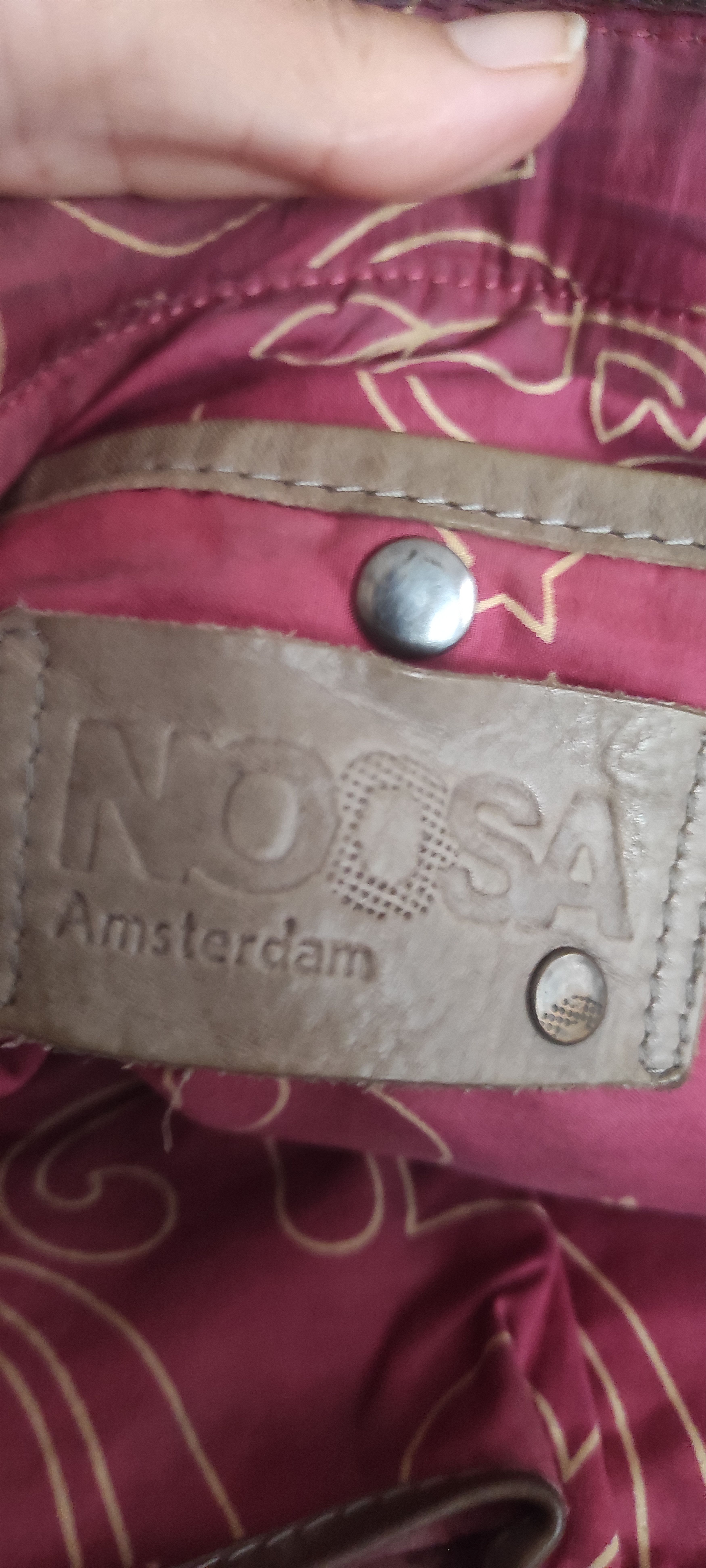 Genuine Leather Noosa Amsterdam Cow Leather Classic Shopper Handbag Size ONE SIZE - 13 Thumbnail