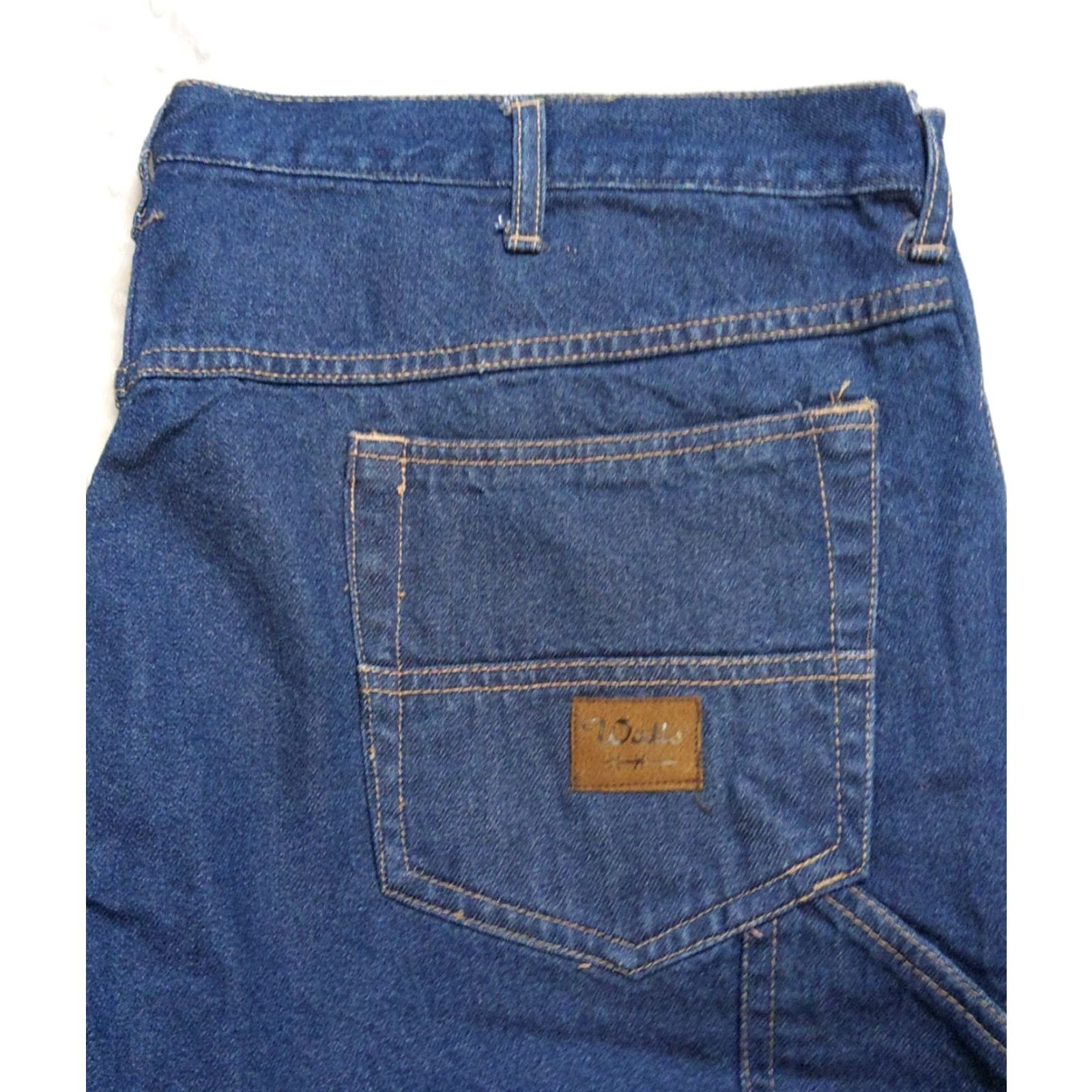 Walls Walls Jeans Men 42X32 Carpenter Denim Relaxed Fit 5-Pocket Blue NWT Jeans Carpenters Relaxed Fit Mens 42x32 Blue Denim Workwear Size US 42 / EU 58 - 4 Thumbnail