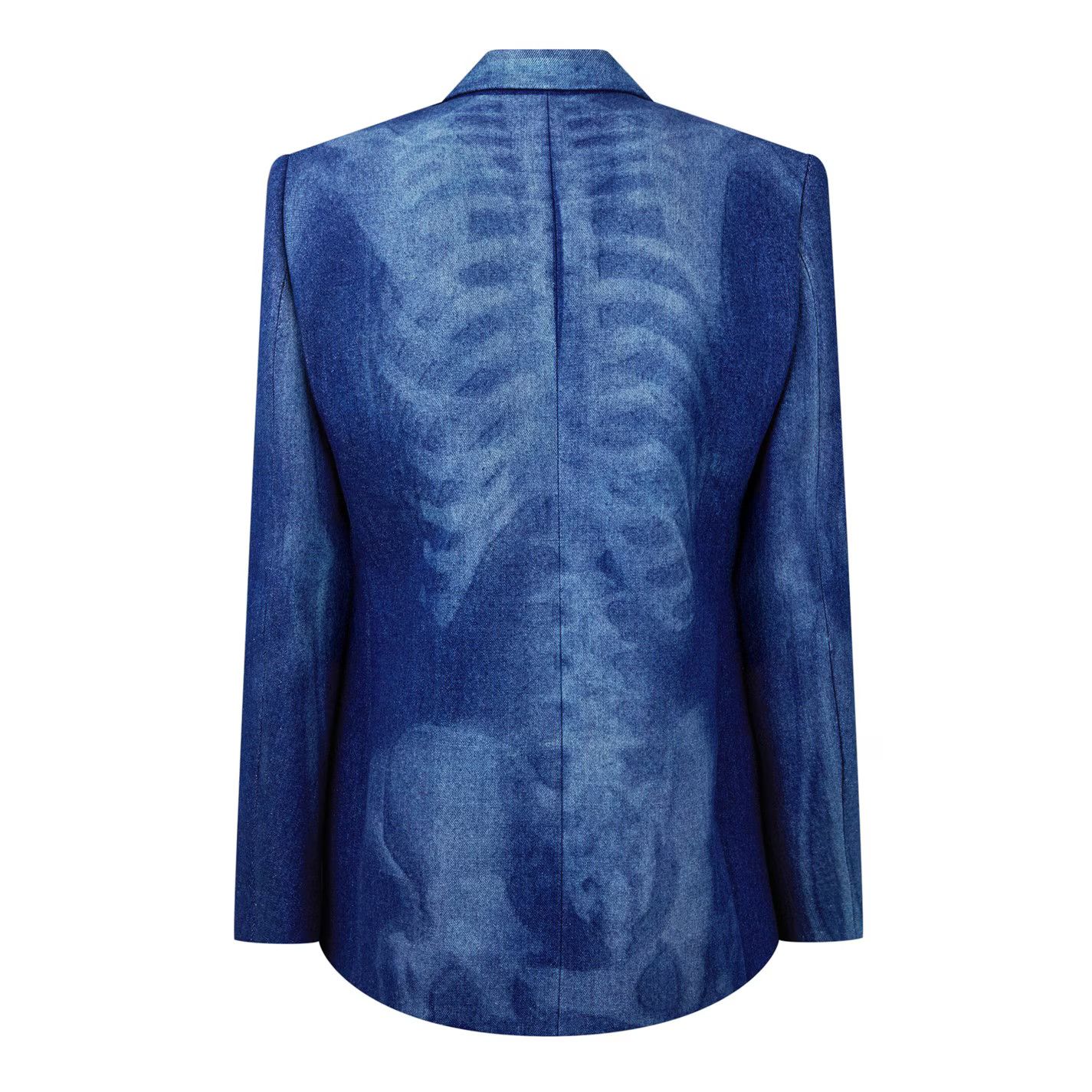 o1g2r1mq0226 Double-Breasted Jacket in Blue