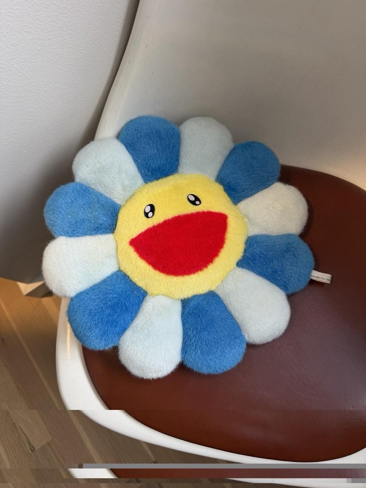 Takashi Murakami Takashi Murakami Flower Cushion Blue Pillow Plush 30cm Size ONE SIZE - 1 Thumbnail