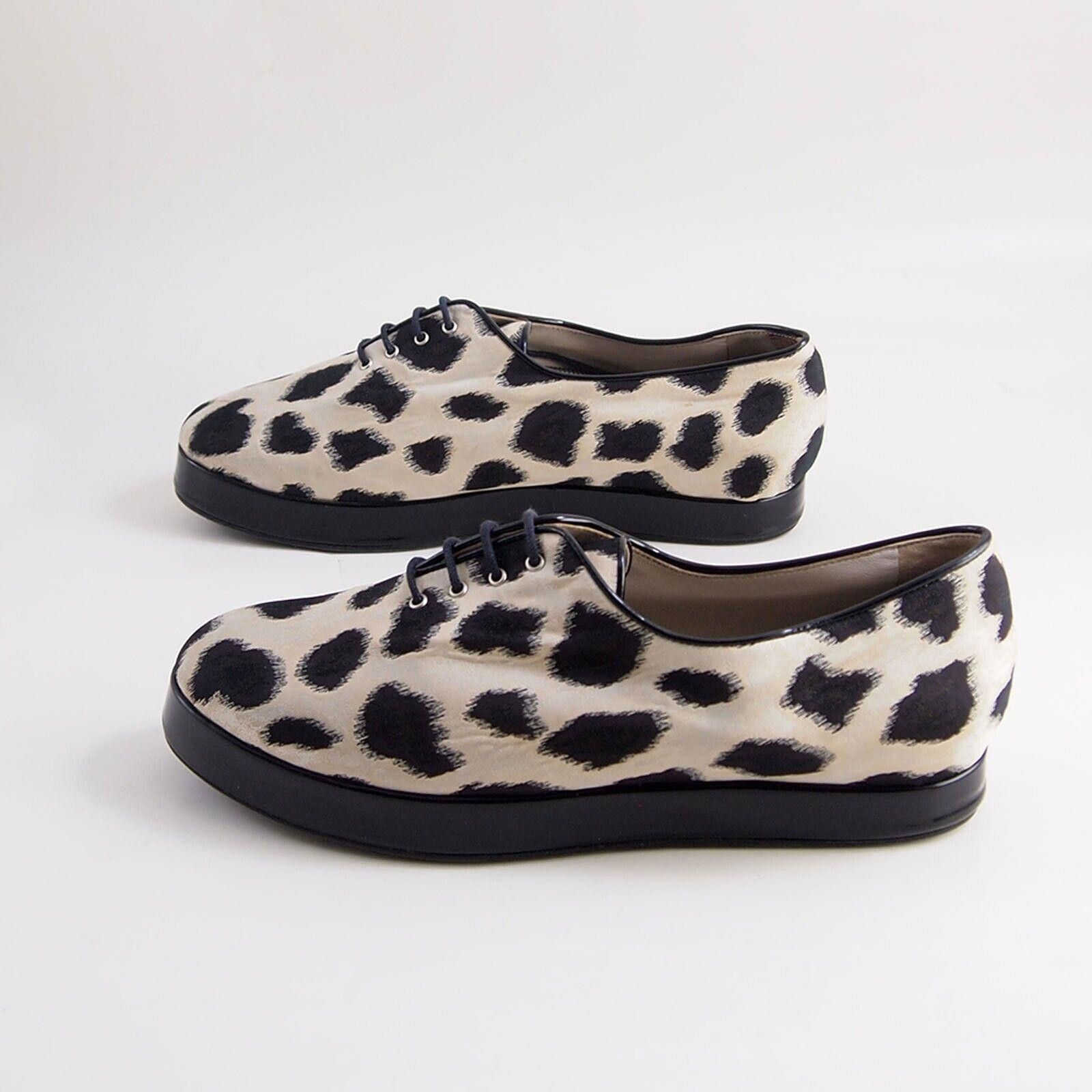 Giorgio Armani Giorgio Armani Oxfords Black White Canvas EU 38 US 8 Size US 8 / IT 38 - 2 Thumbnail