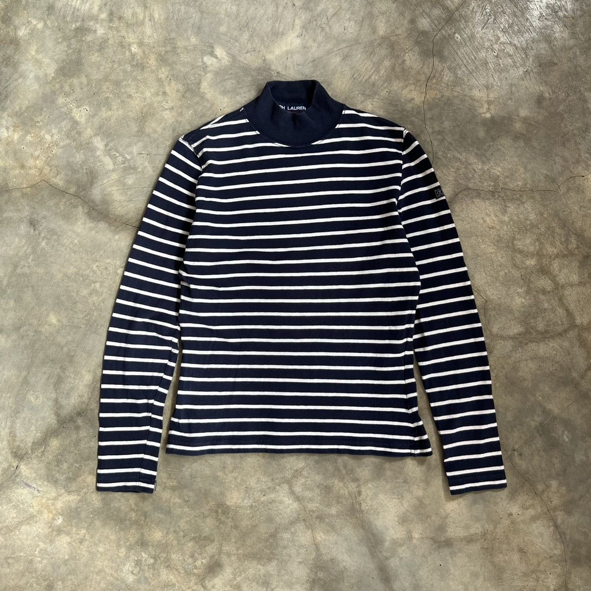 Polo Ralph Lauren Ralph Lauren Polo Sport Stripe Turtle Neck Long Sleeve Shirt Size M / US 6-8 / IT 42-44 - 1 Thumbnail