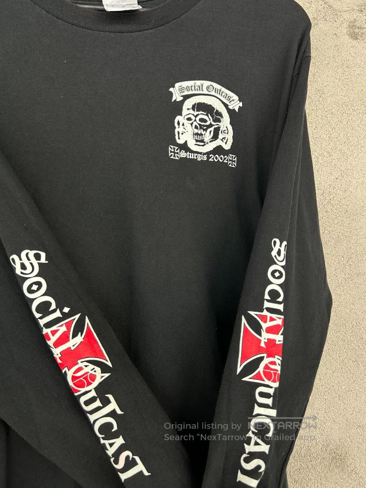 Vintage Vintage Social Outcast 2002 Sturgis Longsleeve T. Size US M / EU 48-50 / 2 - 4 Thumbnail