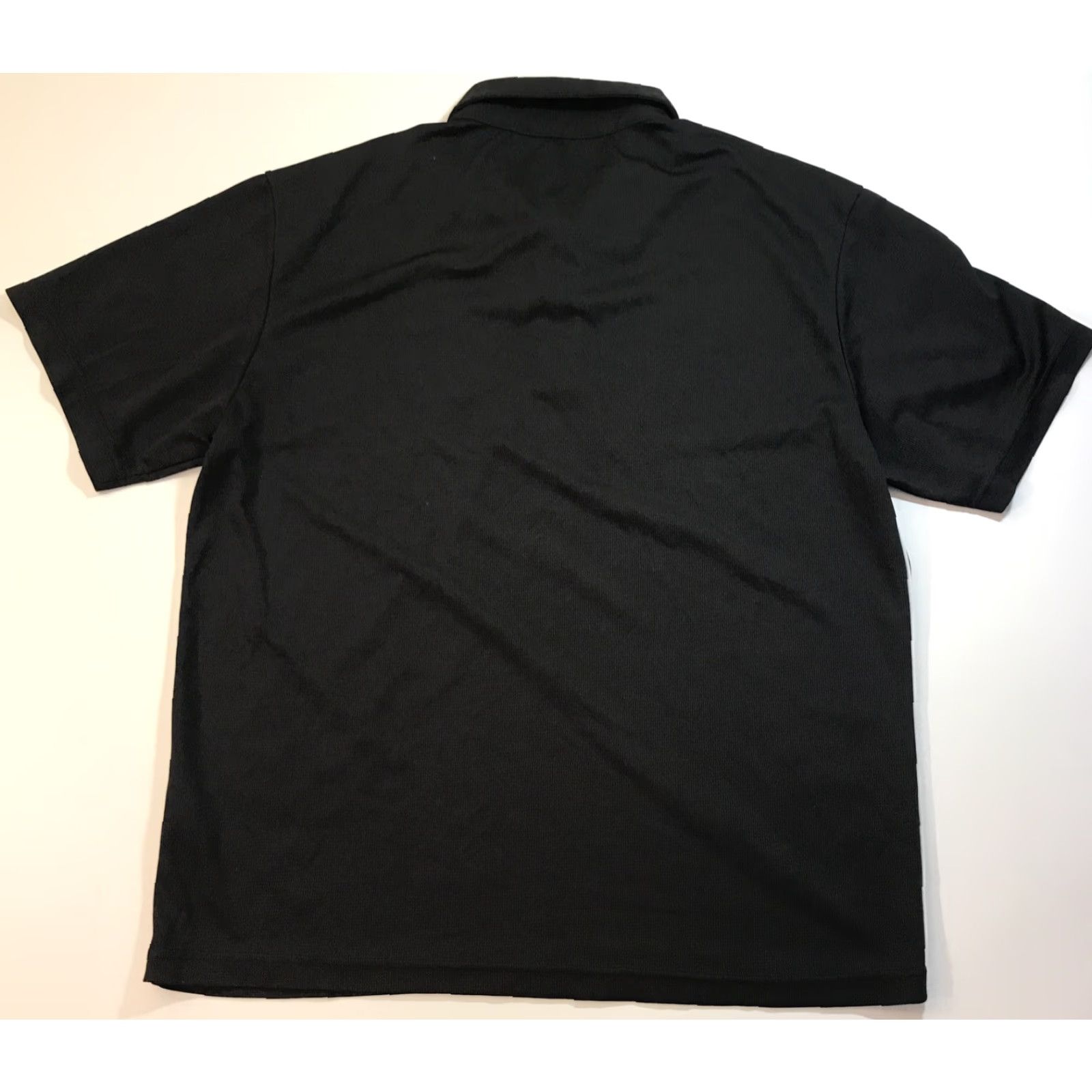 Vintage Nike Golf Polo Shirt Mens L Black Dri-Fit Performance Polo Swoosh Quick Dry Short Sleeve Button-Front Breathable Casual Men’s Polo Size US L / EU 52-54 / 3 - 4 Thumbnail