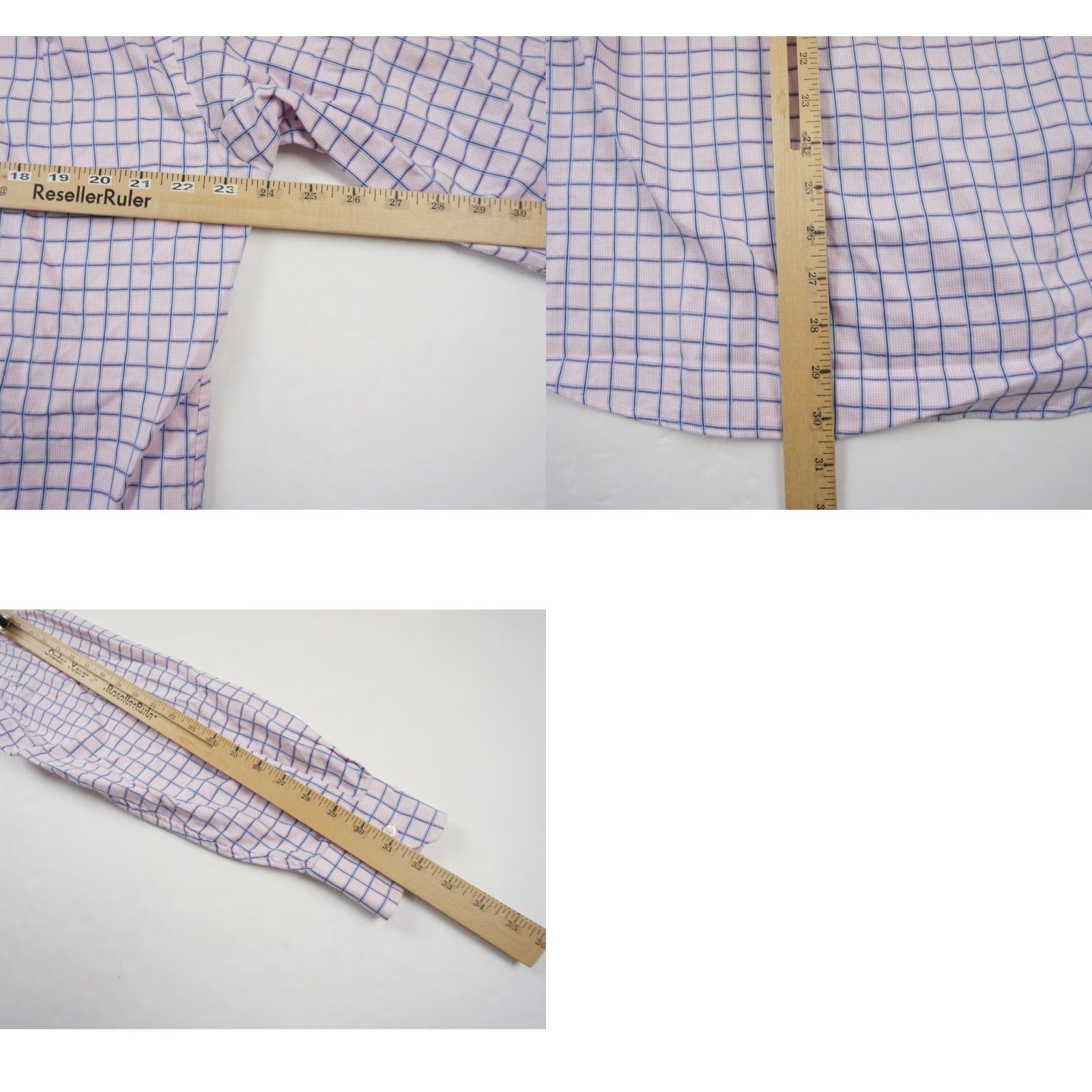 Tommy Bahama Tommy Bahama Men's Long Sleeve Button-Up Shirt 16 34-35 Pink Cotton Dress Casual Business Work Size 42R - 8 Thumbnail