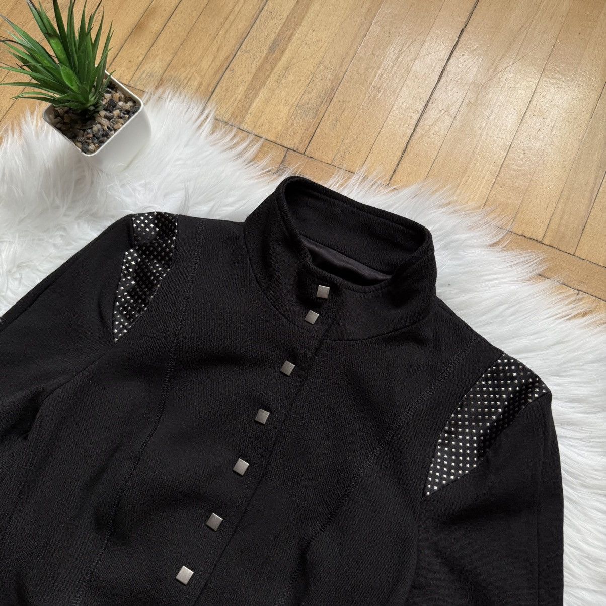 Hysteric Glamour 📌 Crazy Napoleon Military Jacket If Six Was Nine Vibe Size XS / US 0-2 / IT 36-38 - 3 Thumbnail