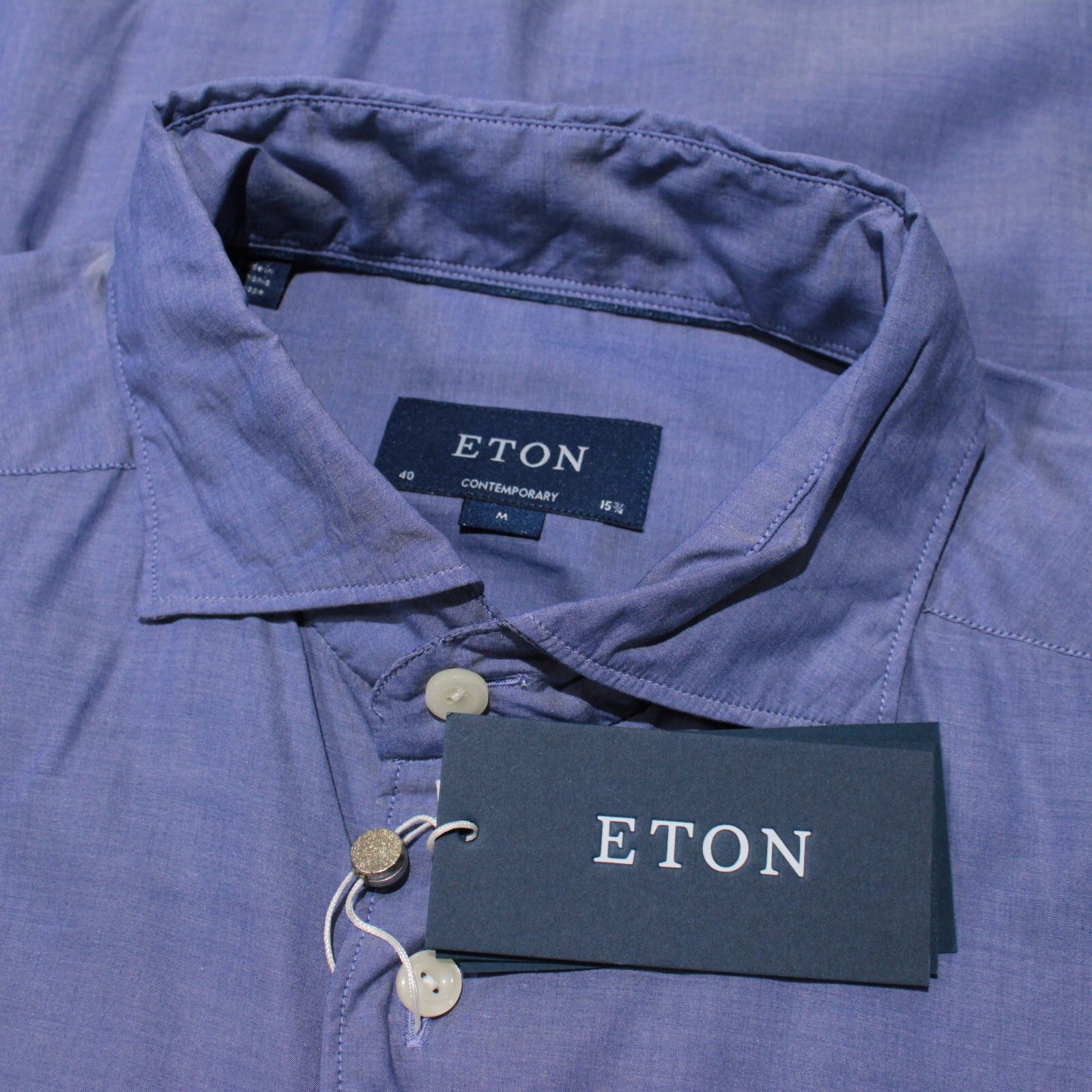 Eton Eton New with tags Shirt Size M US In Blue Size US M / EU 48-50 / 2 - 1 Thumbnail