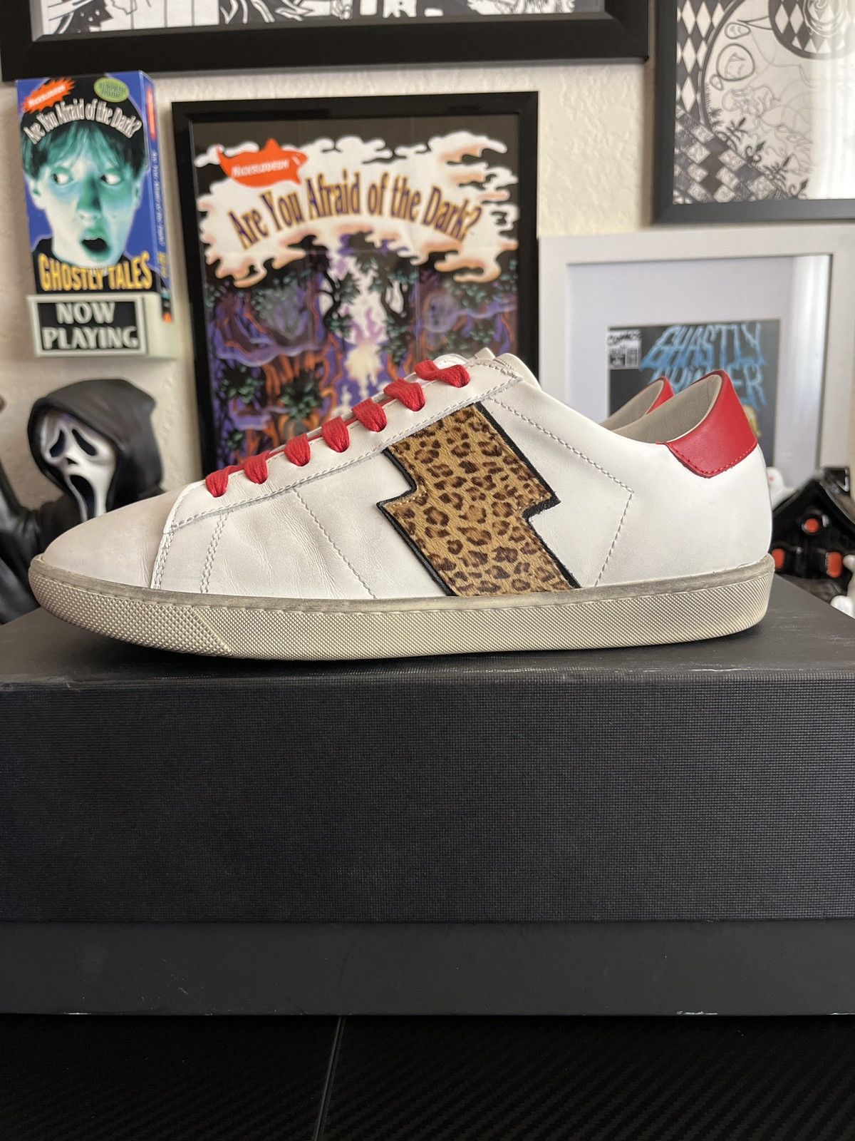 Amiri Amiri White Leopard Viper Low Sneakers Shoes Men's 41 8US Size US 8 / EU 41 - 2 Thumbnail