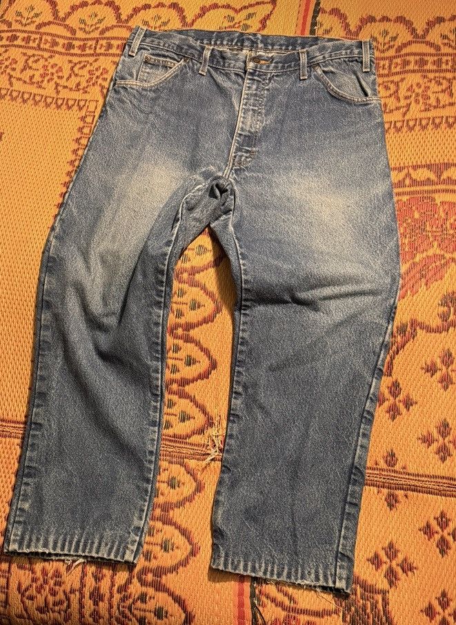 Dickies Vintage Dickies Denim Plaid Lined Jeans Size US 36 / EU 52 - 1 Thumbnail