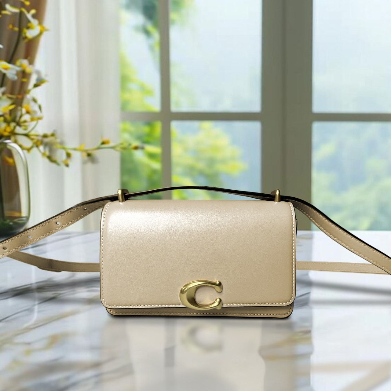 Coach Coach Bandit Monochrome Crossbody Bag CD724 Size ONE SIZE - 3 Thumbnail