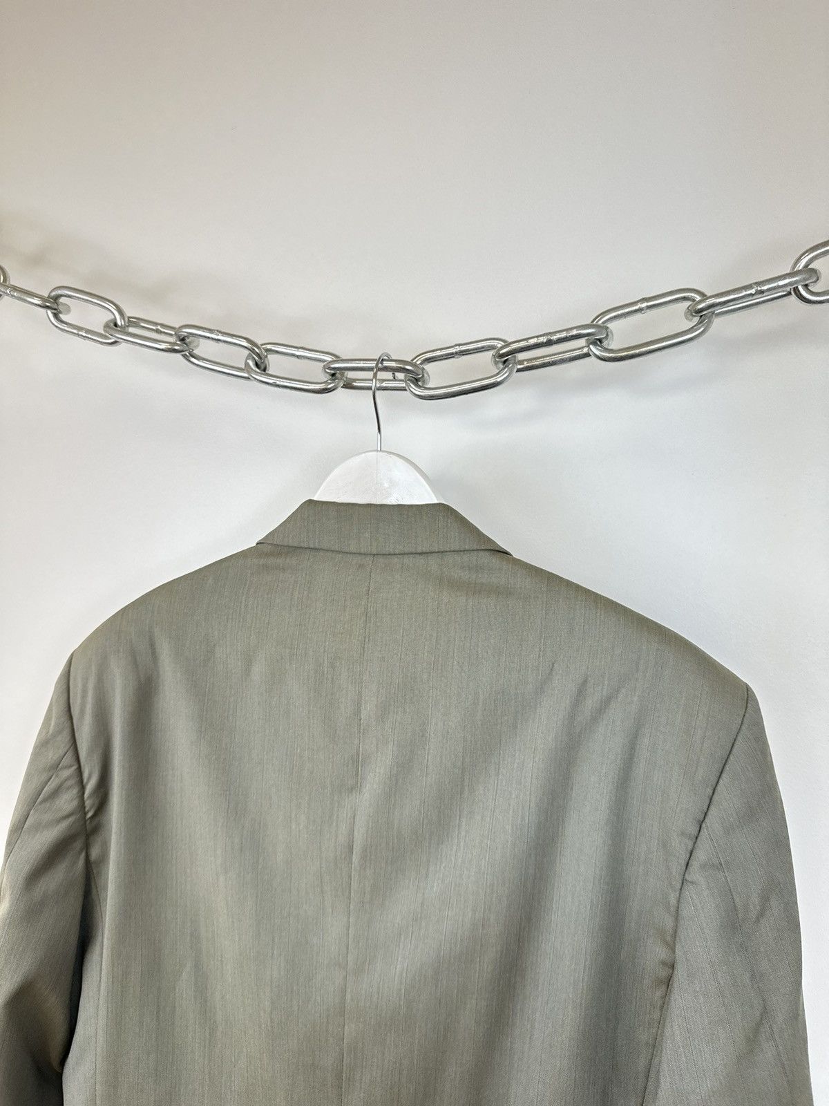 Trussardi Vintage 90s Trussardi 3-Button Rare Archival Designer Blazer Size 52R - 9 Thumbnail