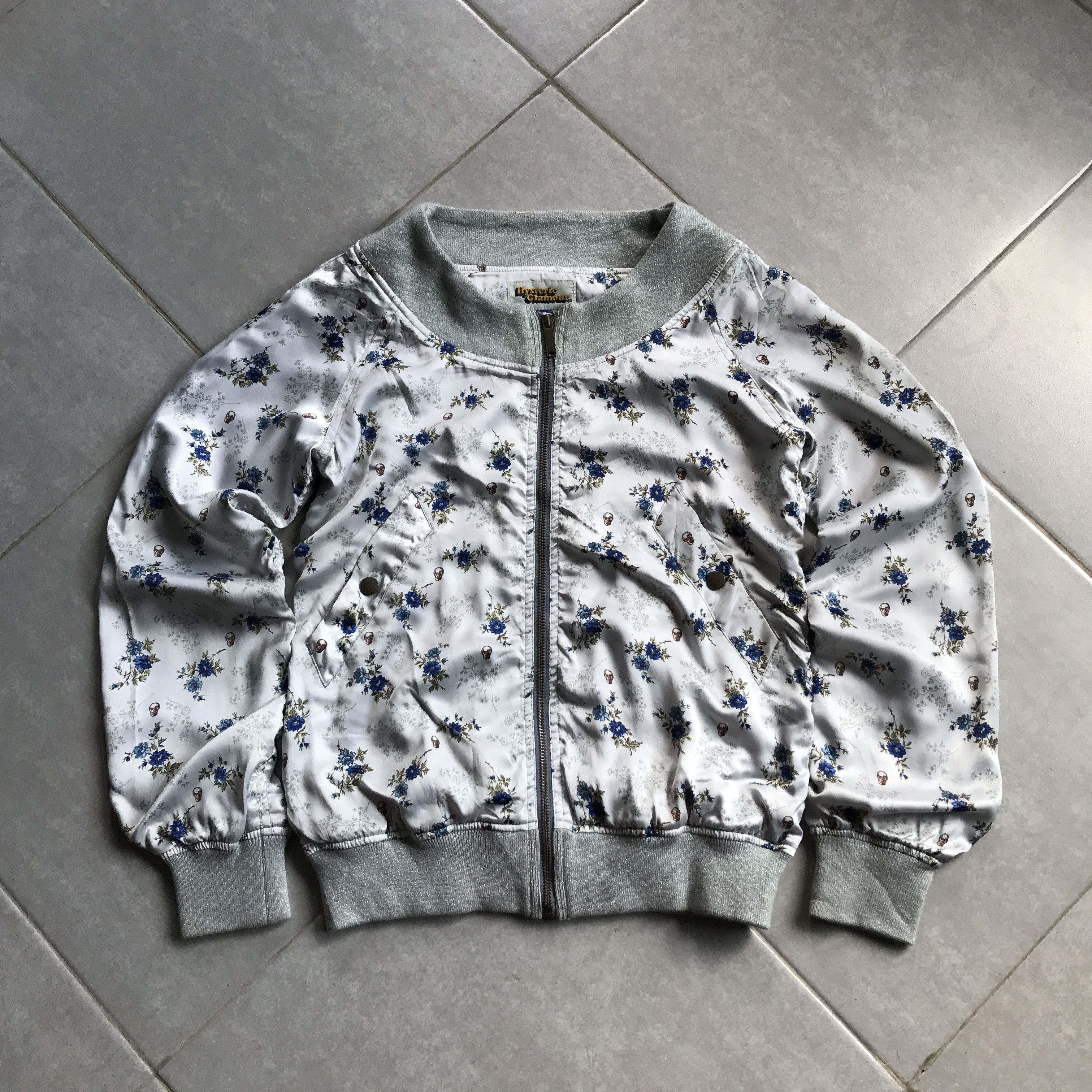 Hysteric Glamour Hysteric Glamour skull flower satin jacket Size S / US 4 / IT 40 - 1 Thumbnail
