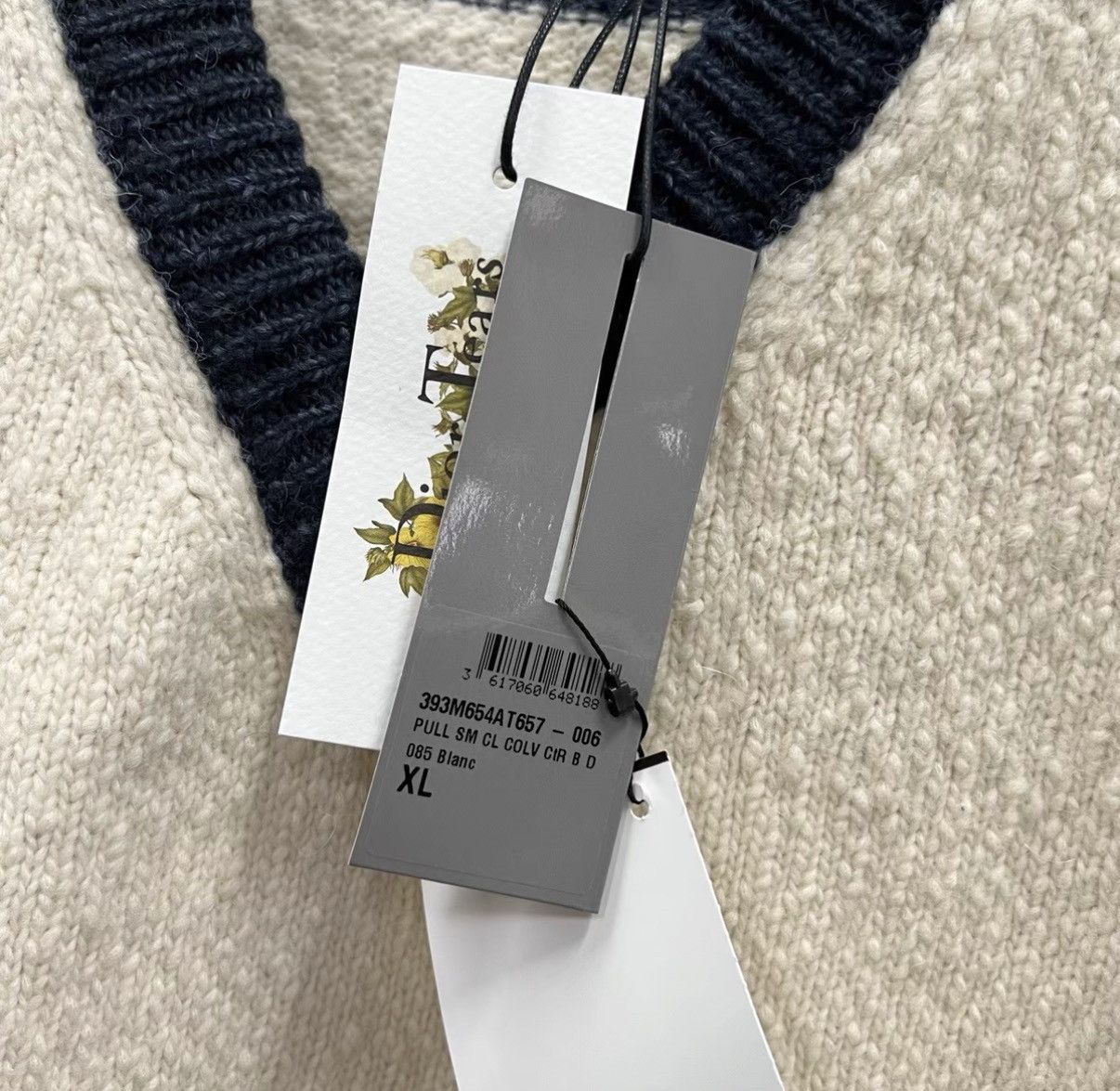 Dior Dior × Denim Tears Color-block V-neck Knit Vest J41 Size XL / US 12-14 / IT 48-50 - 5 Thumbnail