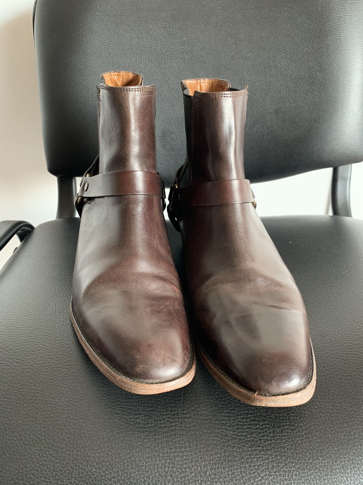 Frye VTG Frye Western Cowboy Leather Brown Boots size EU41 Size US 11 / IT 41 - 2 Thumbnail
