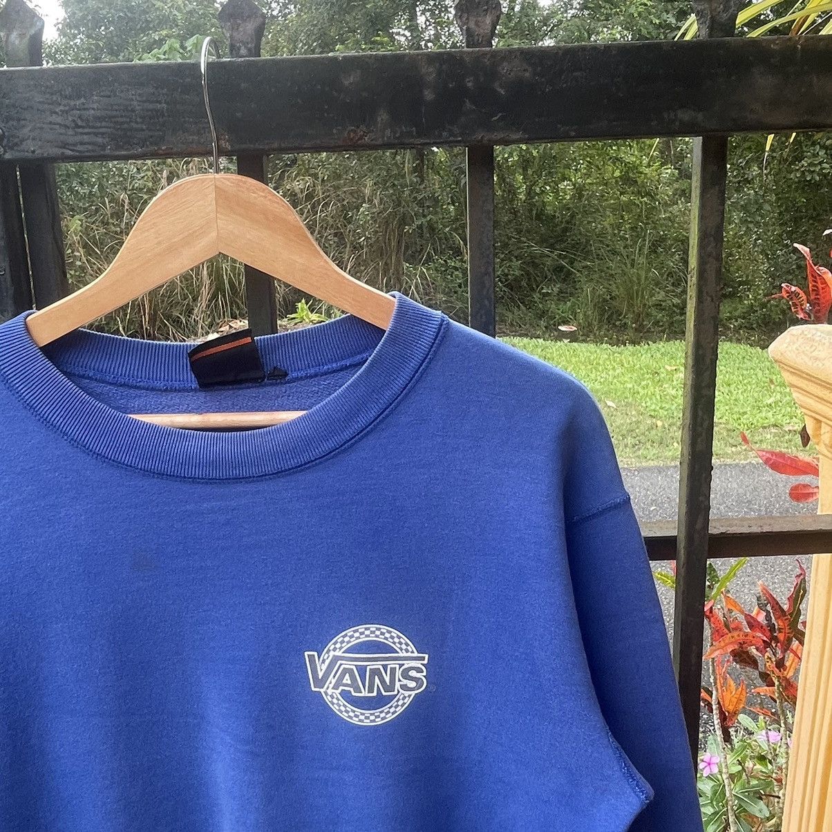 Vans × Vintage 🔥Vintage 90s VANS Skateboard Multiple Logo Sweatshirts Size US M / EU 48-50 / 2 - 6 Thumbnail