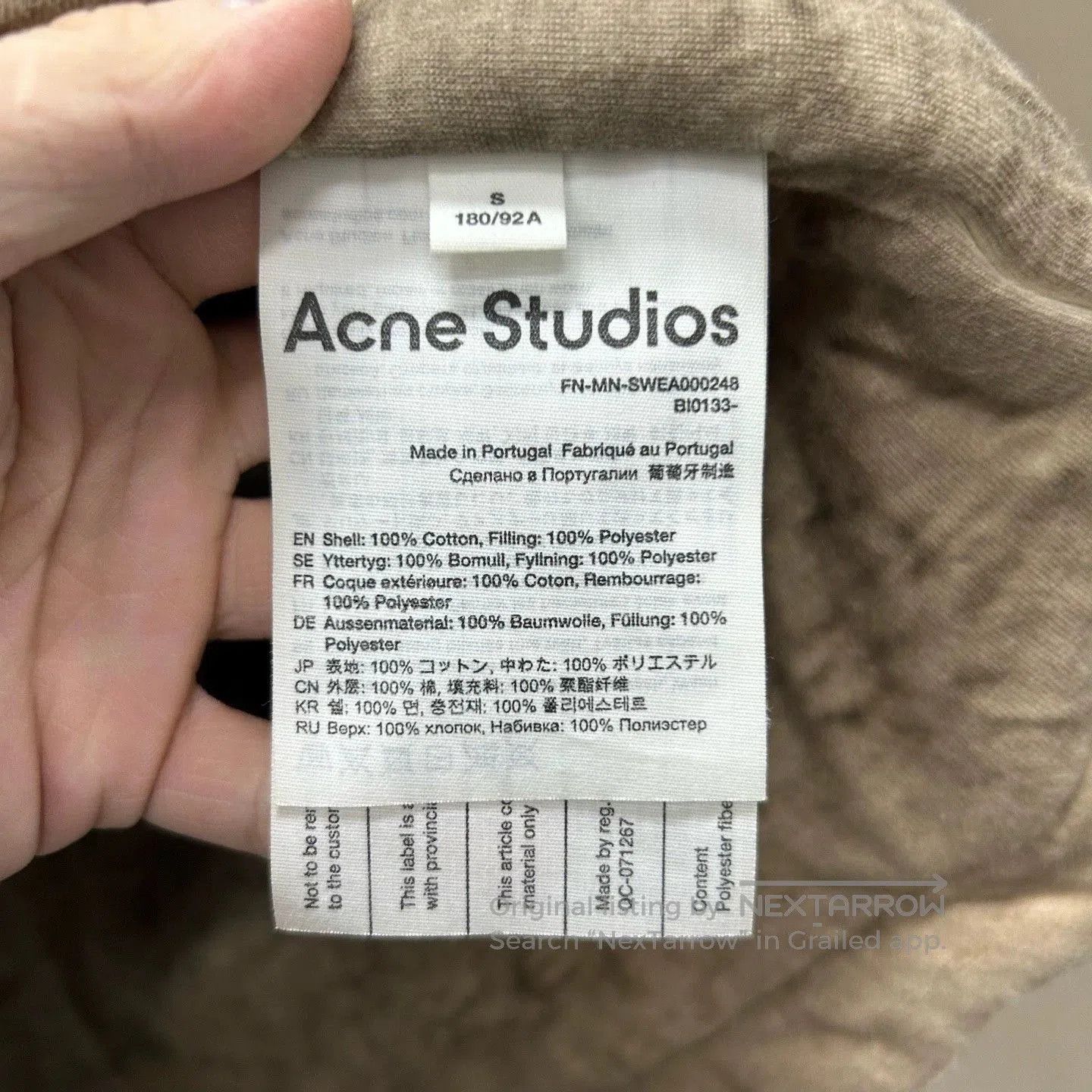 Acne Studios Acne Studios Vintage Cotton Hoodie Jacket. Size US S / EU 44-46 / 1 - 4 Thumbnail